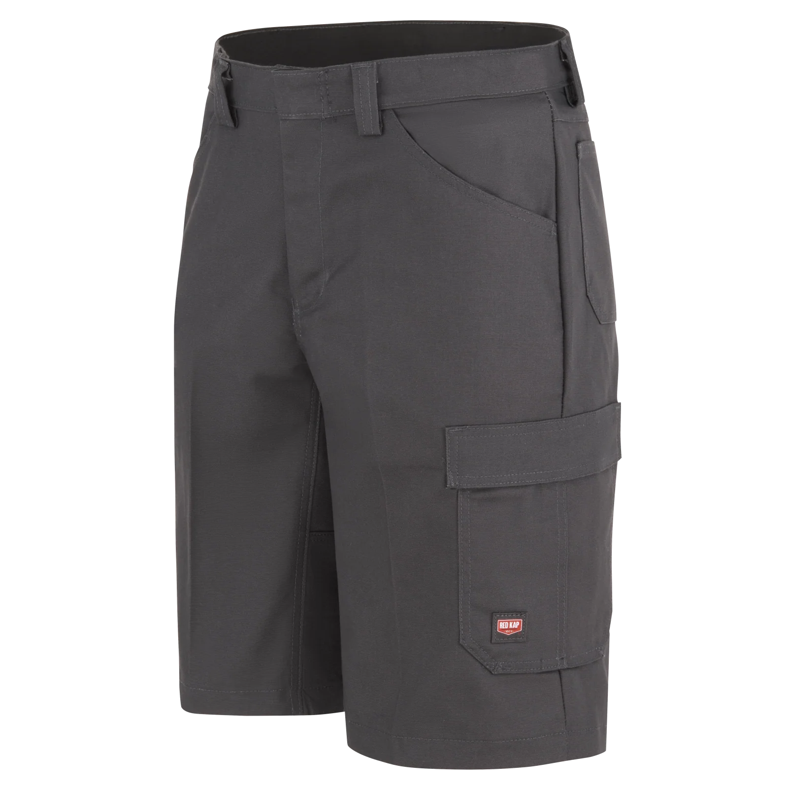 Red Kap Men's Performance Shop Shorts-Charcoal - Image 4