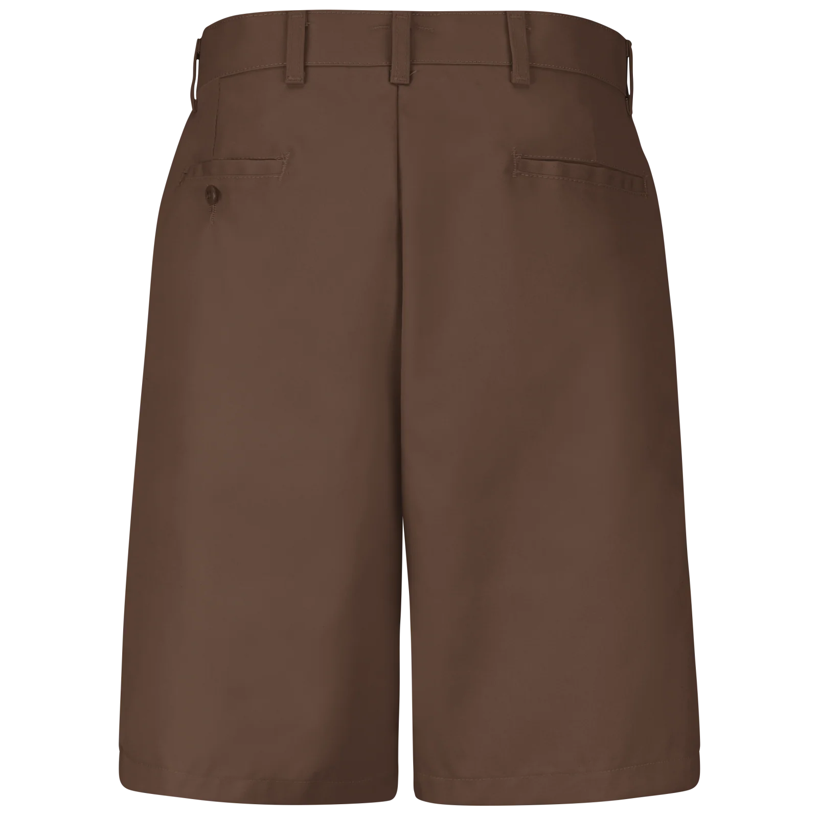 Red Kap Men's Plain Front Shorts-Brown - Image 2