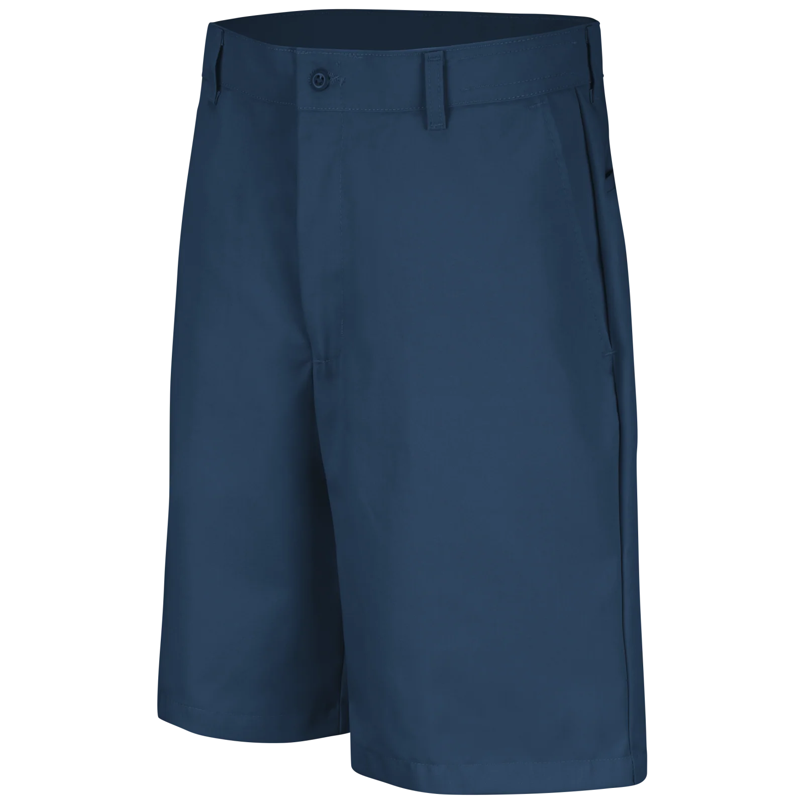 Red Kap Men's Plain Front Shorts-Navy