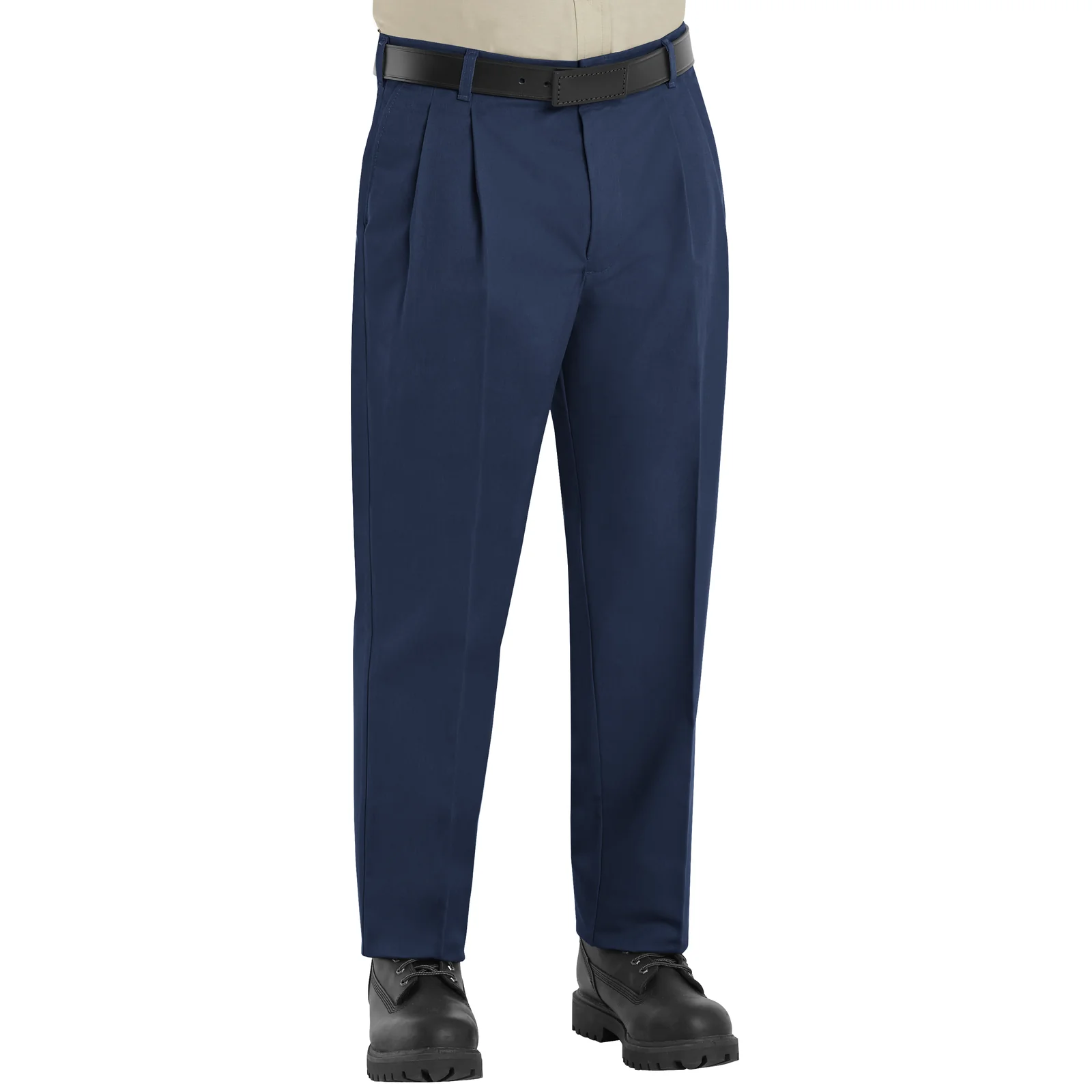 Red Kap Men's Pleated Twill Slacks-Navy - Image 3