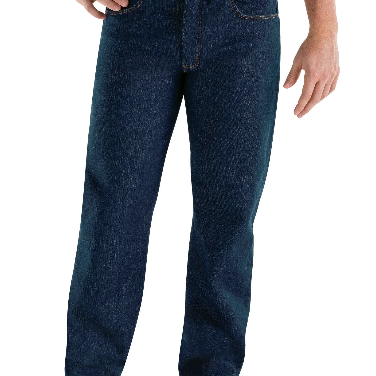 Red Kap Men's Relaxed Fit Jean-Prewashed Indigo - Image 4