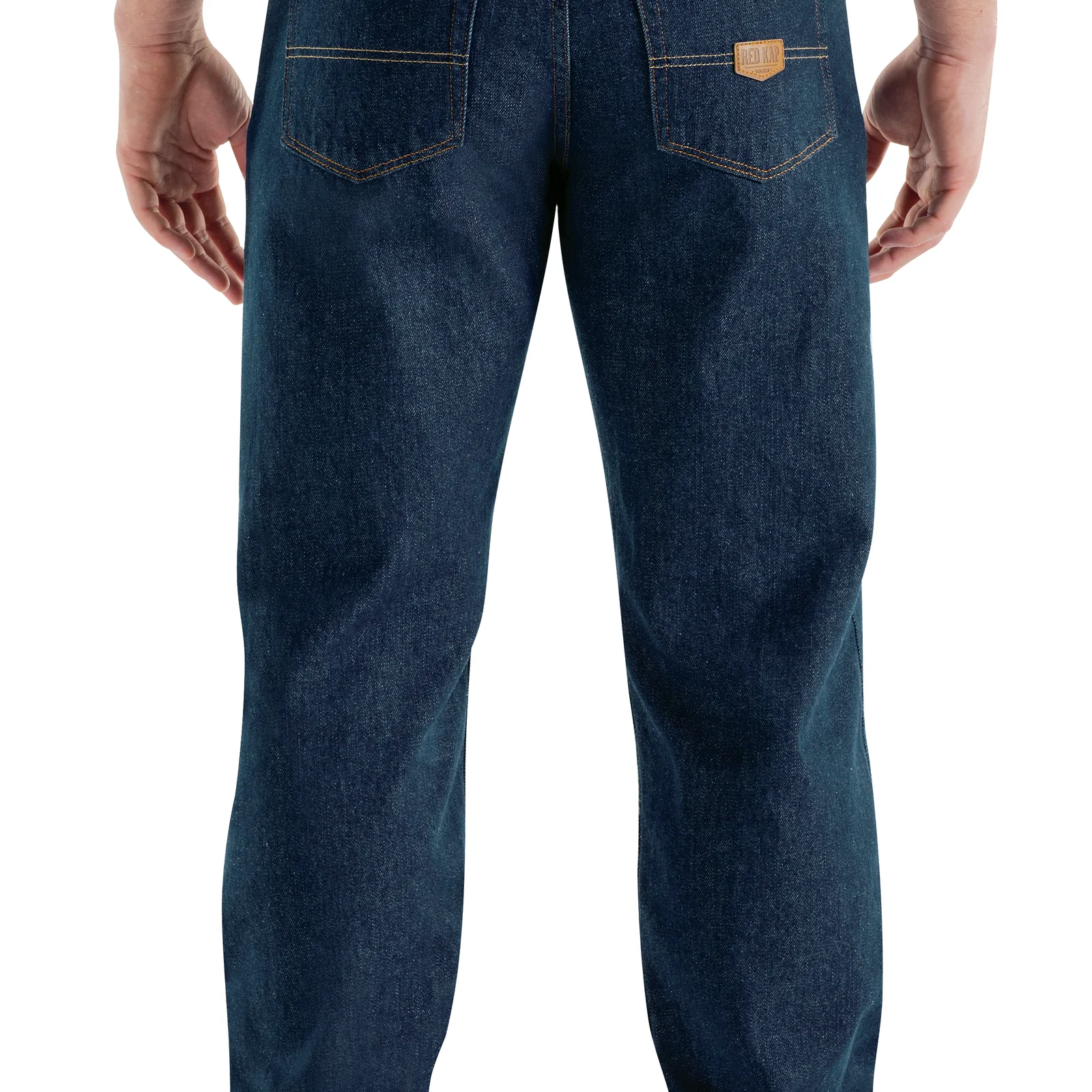 Red Kap Men's Relaxed Fit Jean-Prewashed Indigo - Image 5