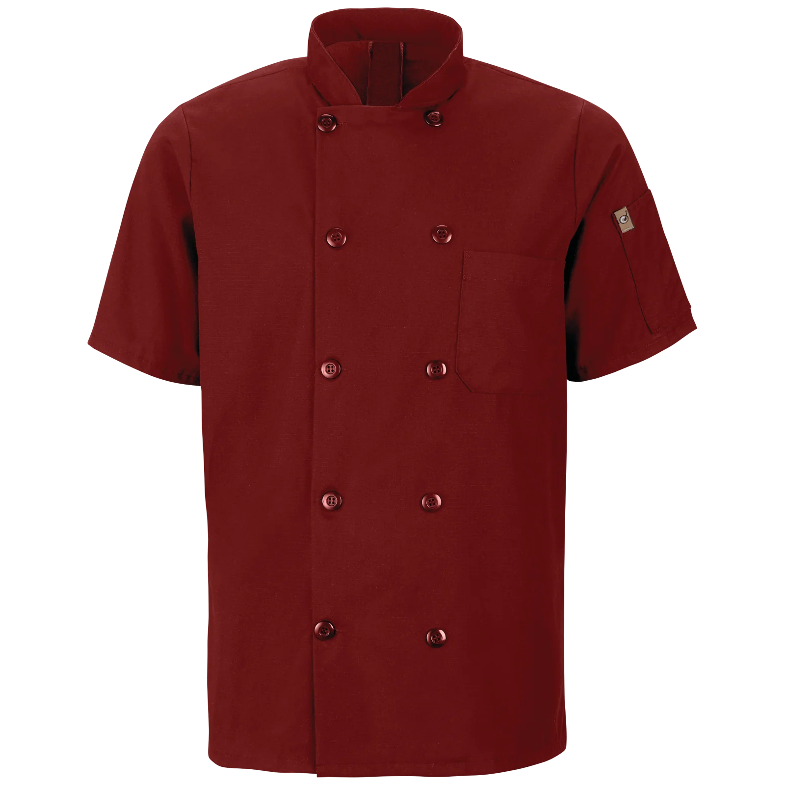 Red Kap Men's Short Sleeve Chef Coat with OilBlok + MIMIX® - Image 2