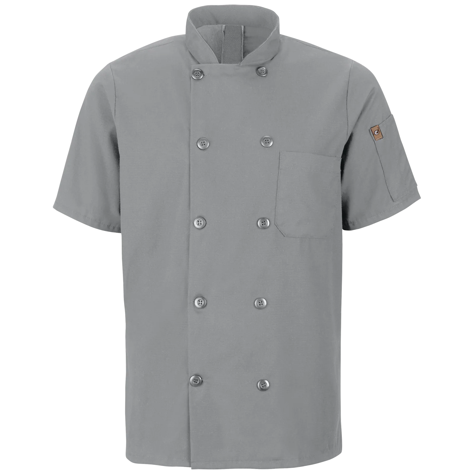 Red Kap Men's Short Sleeve Chef Coat with OilBlok + MIMIX® - Image 3