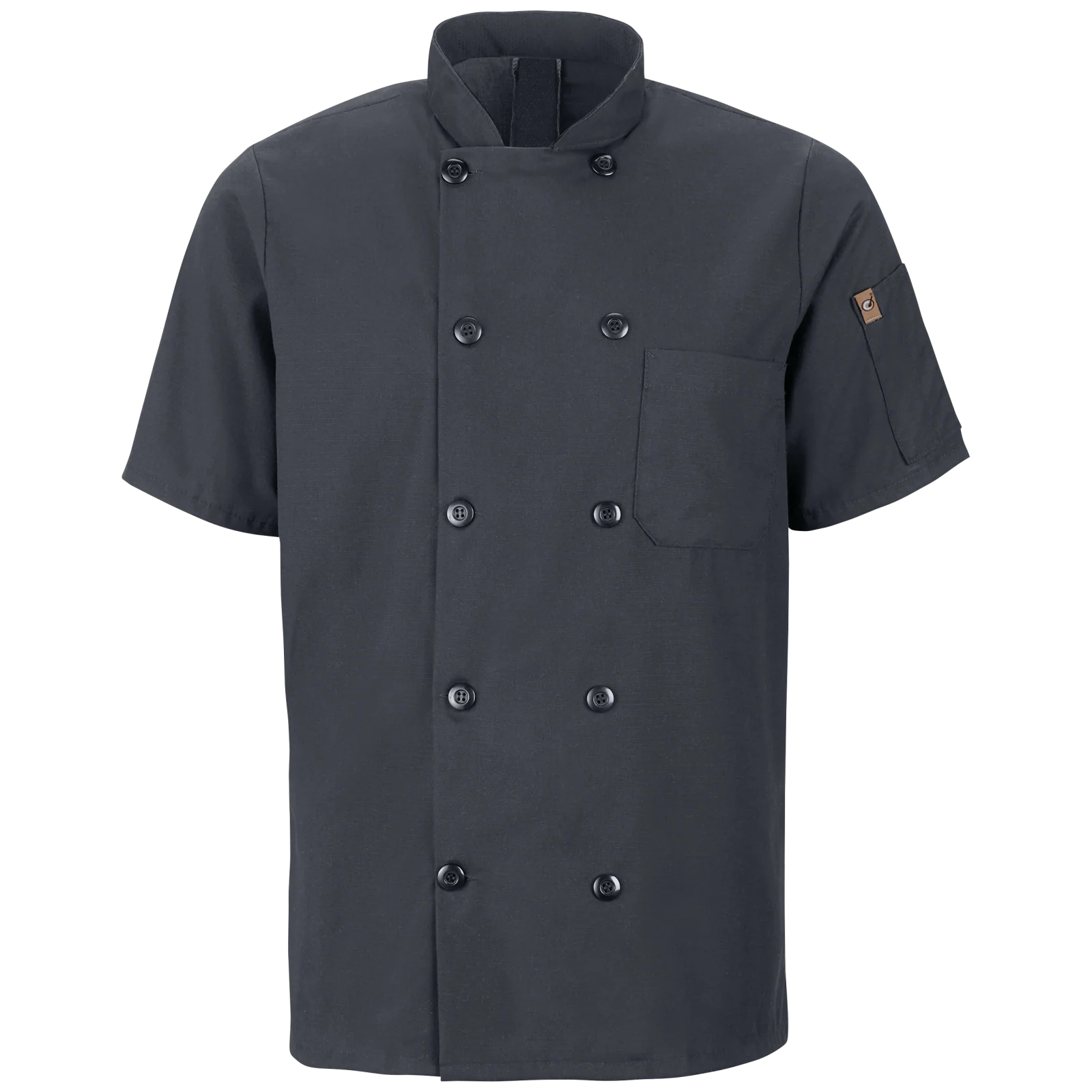 Red Kap Men's Short Sleeve Chef Coat with OilBlok + MIMIX® - Image 4