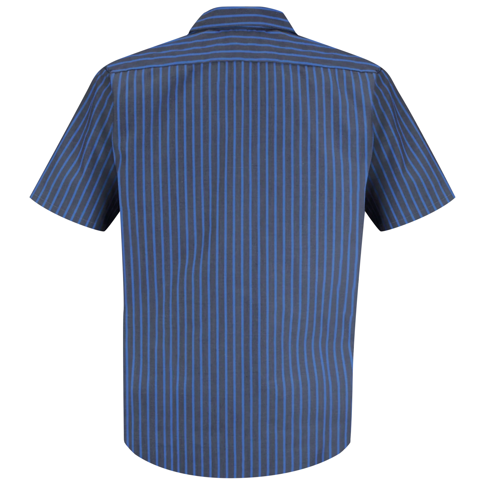 Red Kap Men's Short Sleeve Industrial Stripe Work Shirt - Image 5
