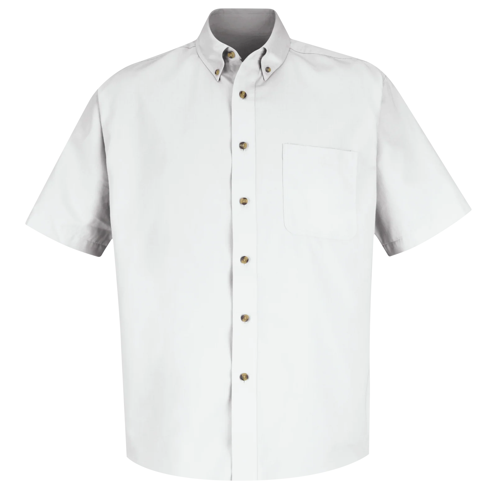 Red Kap Men's Short Sleeve Meridian Performance Twill Shirt - White