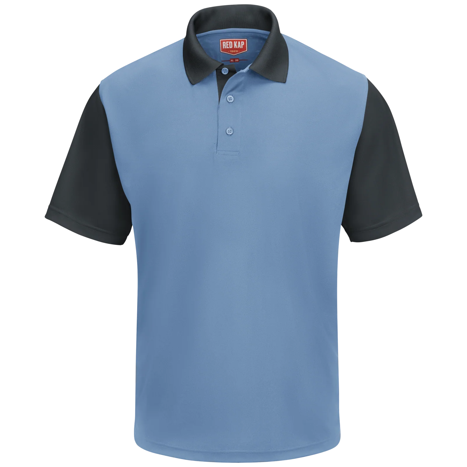 Red Kap Men's Short Sleeve Performance Knit® Color-Block Polo-SK56 - Image 7