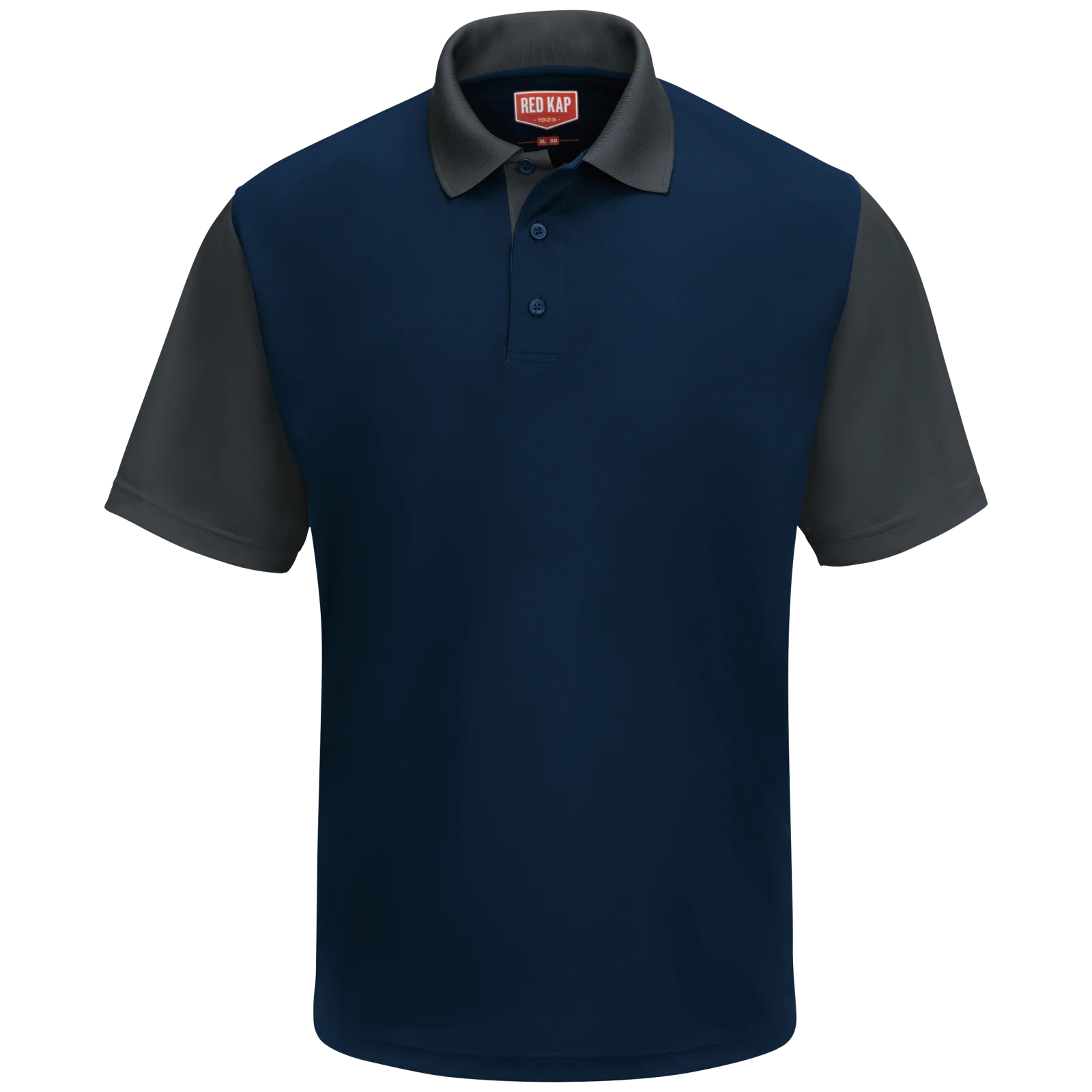 Red Kap Men's Short Sleeve Performance Knit® Color-Block Polo-SK56 - Image 8
