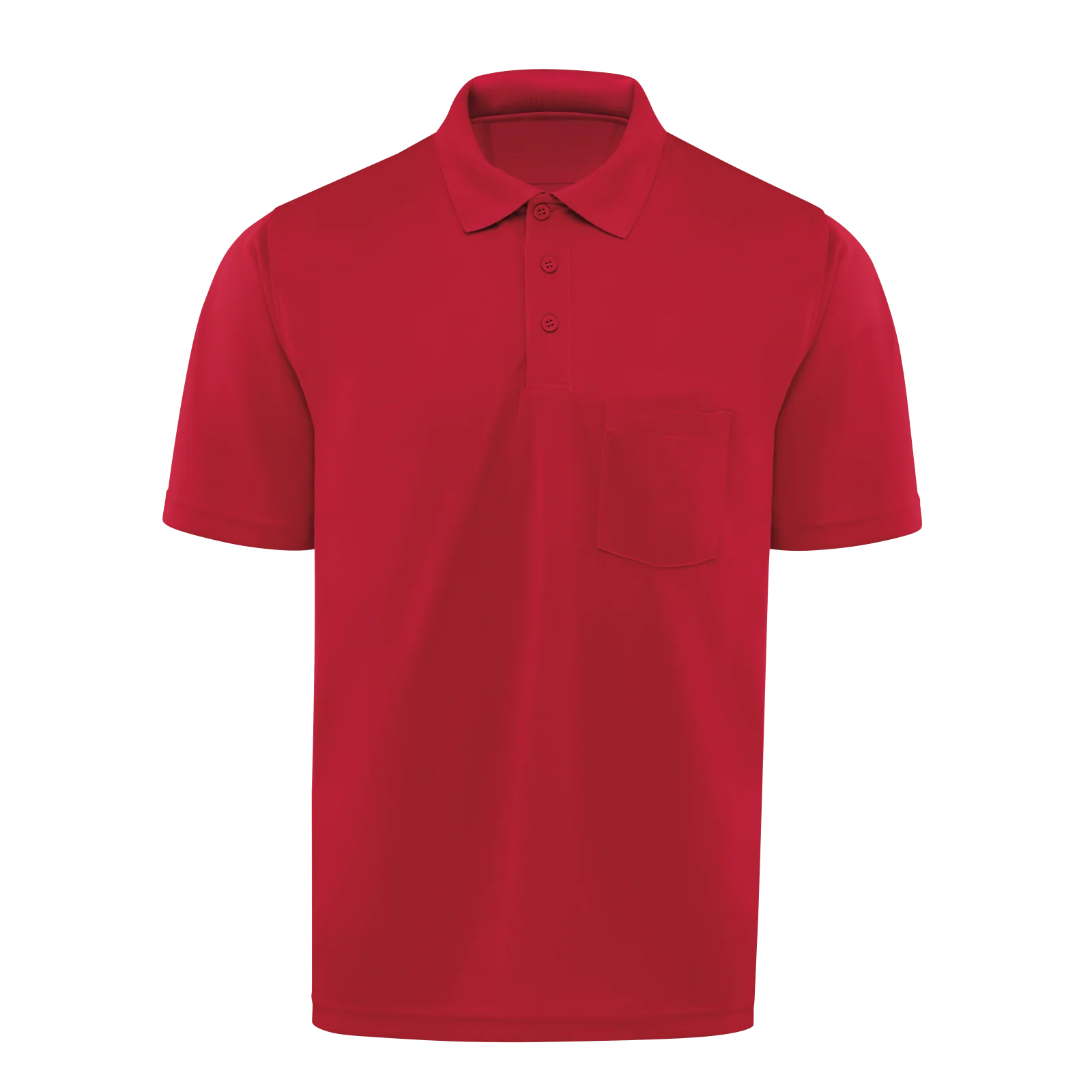 Red Kap Men's Short Sleeve Performance Knit® Pocket Polo -(SK98) - Image 3