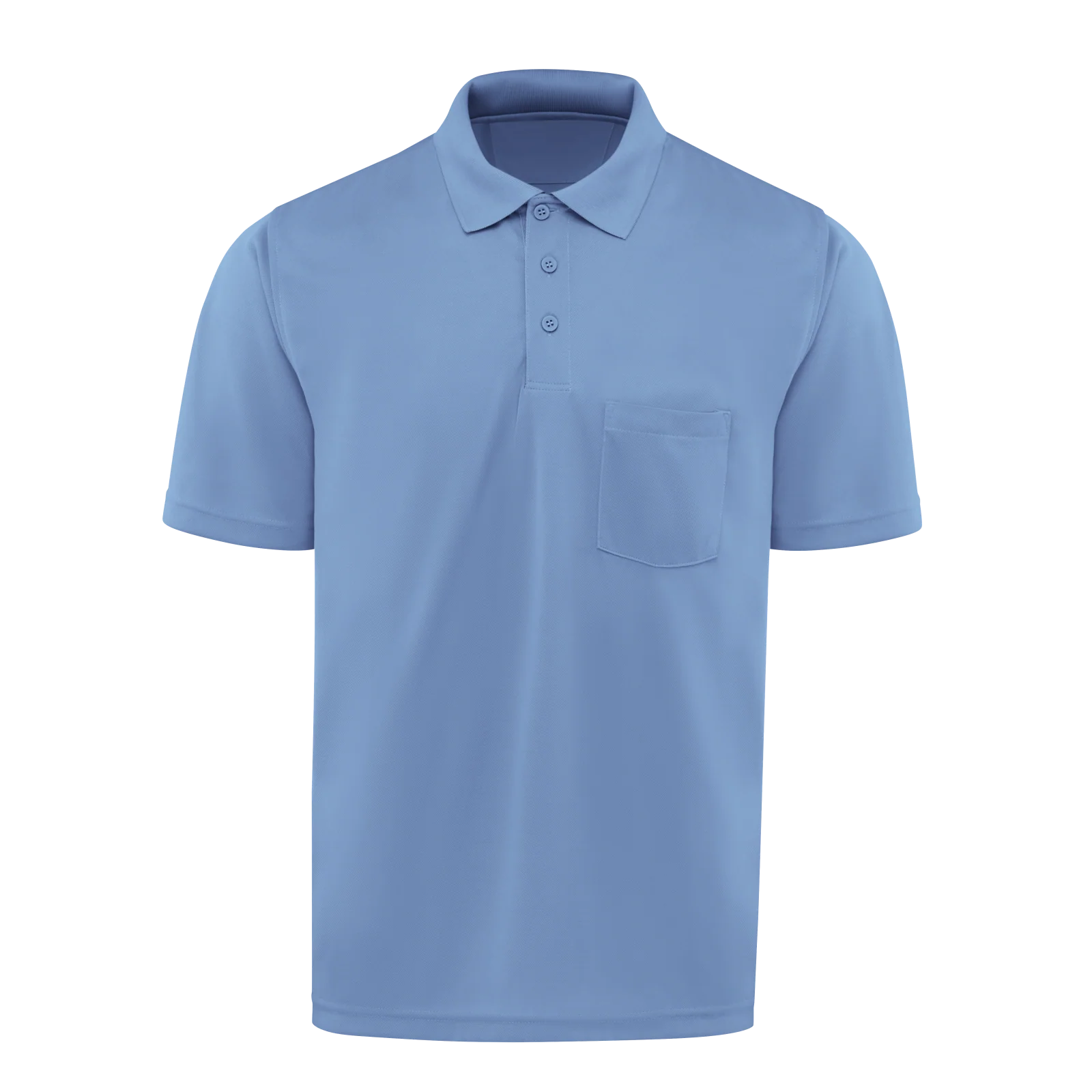 Red Kap Men's Short Sleeve Performance Knit® Pocket Polo -(SK98) - Image 5