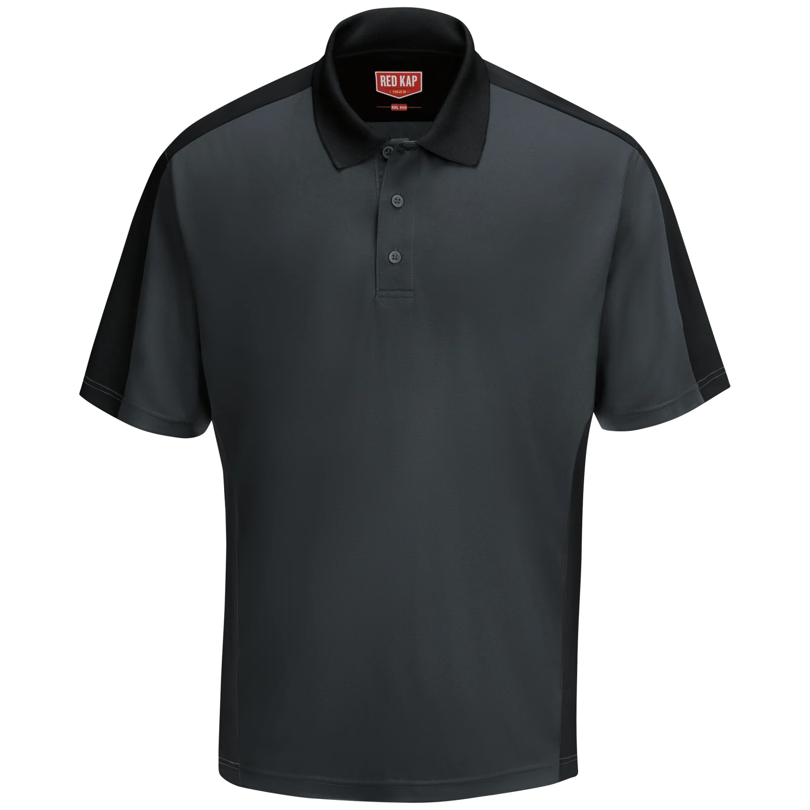 Red Kap Men's Short Sleeve Performance Knit® Two-Tone Polo - SK54 - Image 3