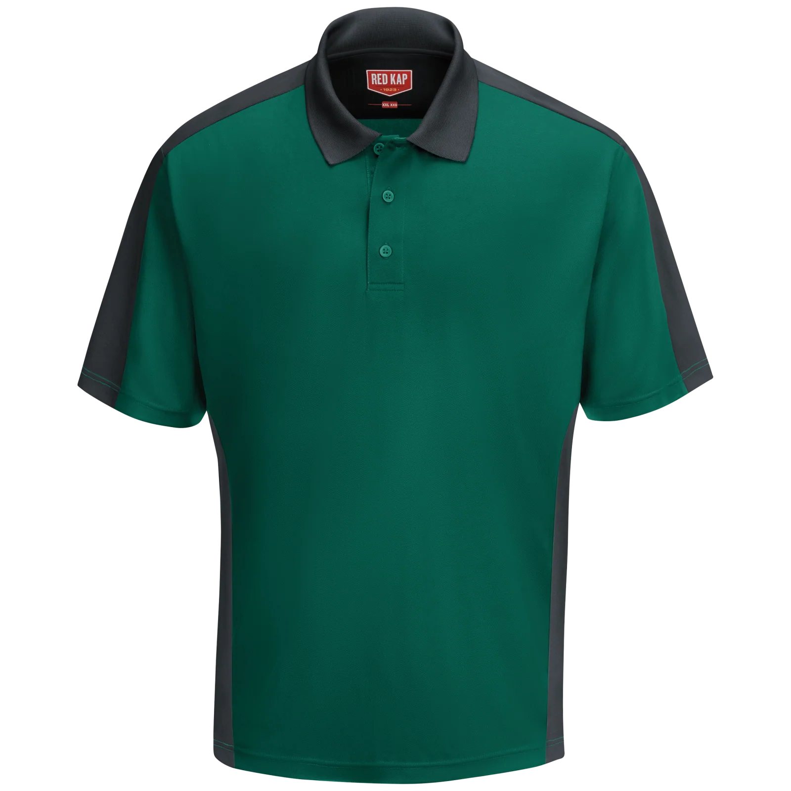 Red Kap Men's Short Sleeve Performance Knit® Two-Tone Polo - SK54 - Image 4