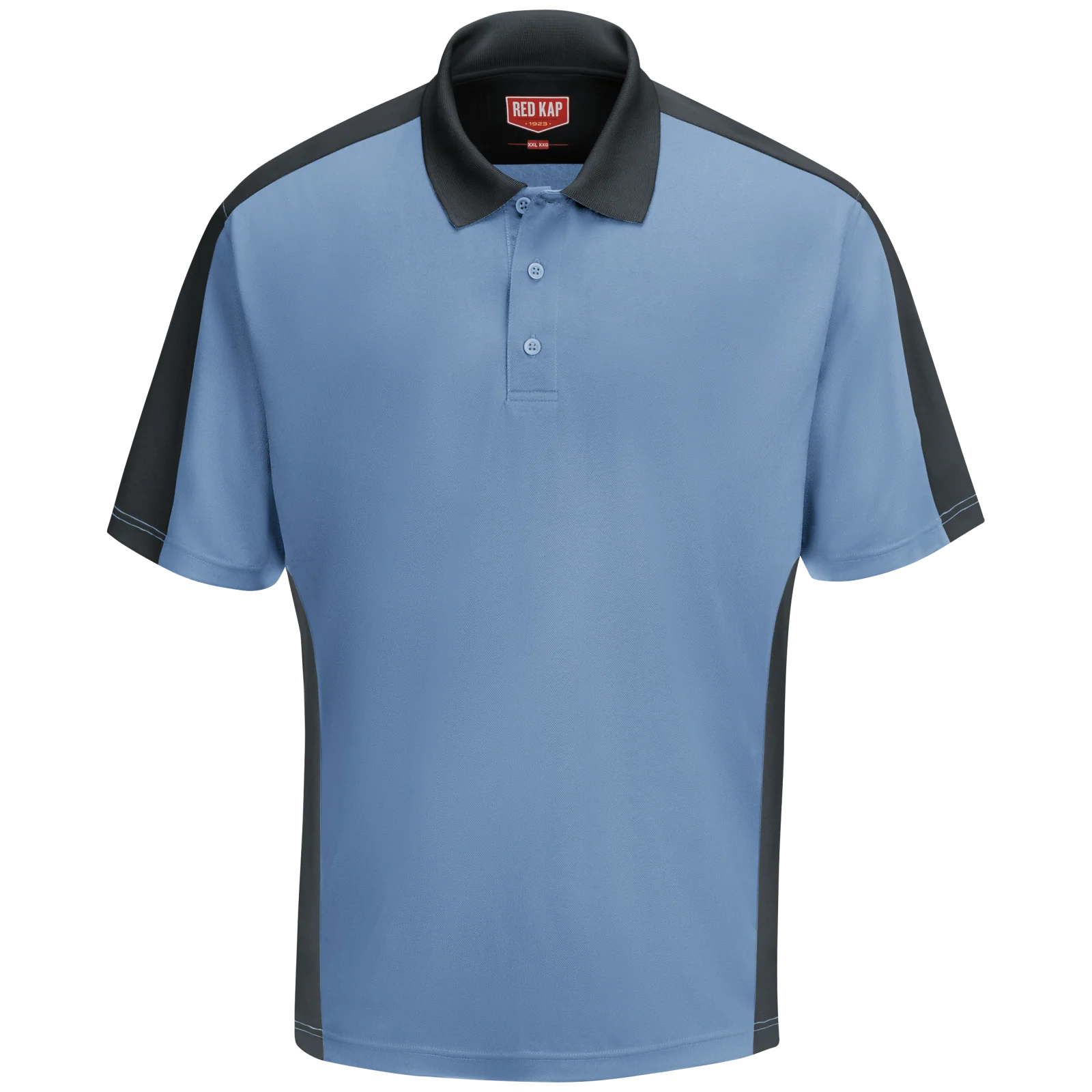 Red Kap Men's Short Sleeve Performance Knit® Two-Tone Polo - SK54 - Image 5