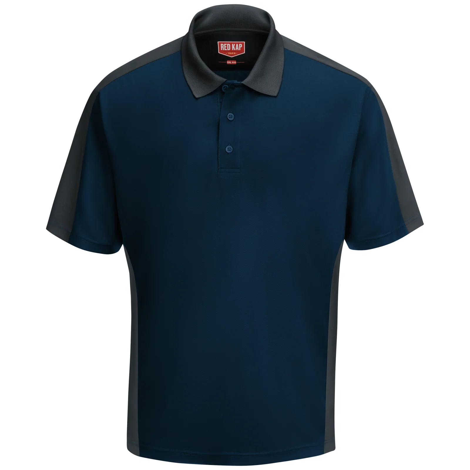 Red Kap Men's Short Sleeve Performance Knit® Two-Tone Polo - SK54 - Image 6