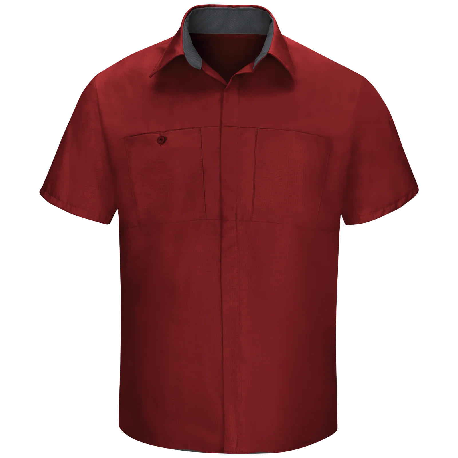 Red Kap Men's Short Sleeve Performance Plus Shop Shirt With Oilblok Technology - Image 8