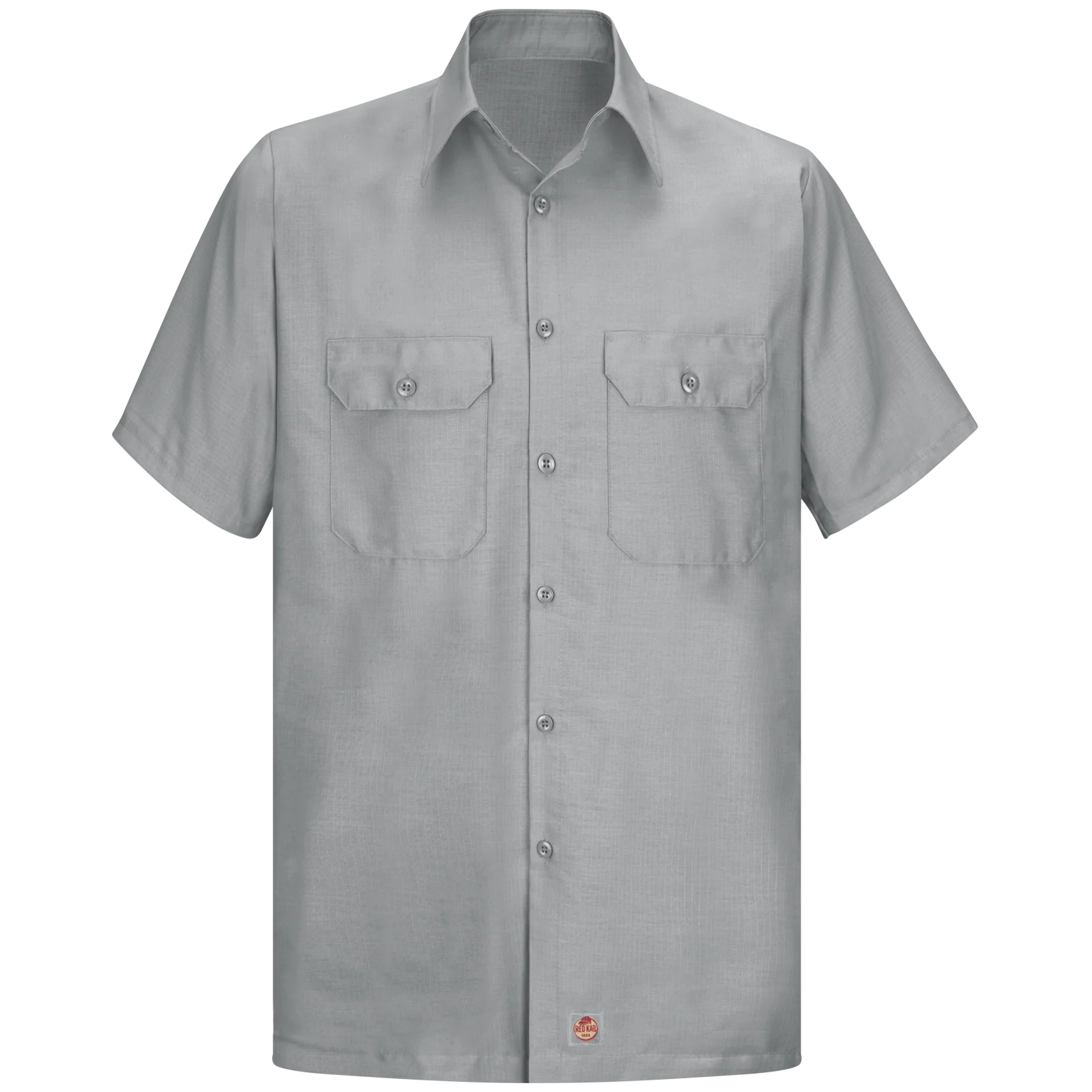 Red Kap Men's Short Sleeve Solid Rip Stop Shirt