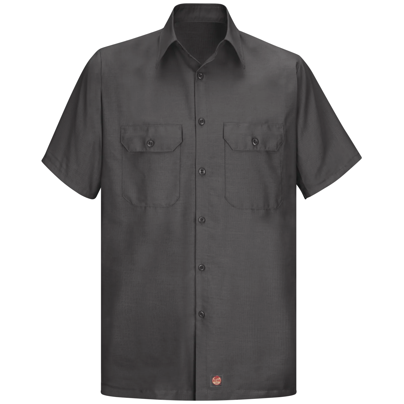 Red Kap Men's Short Sleeve Solid Rip Stop Shirt - Image 2
