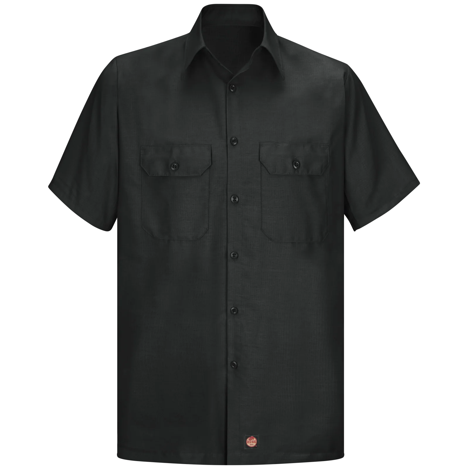 Red Kap Men's Short Sleeve Solid Rip Stop Shirt - Image 3