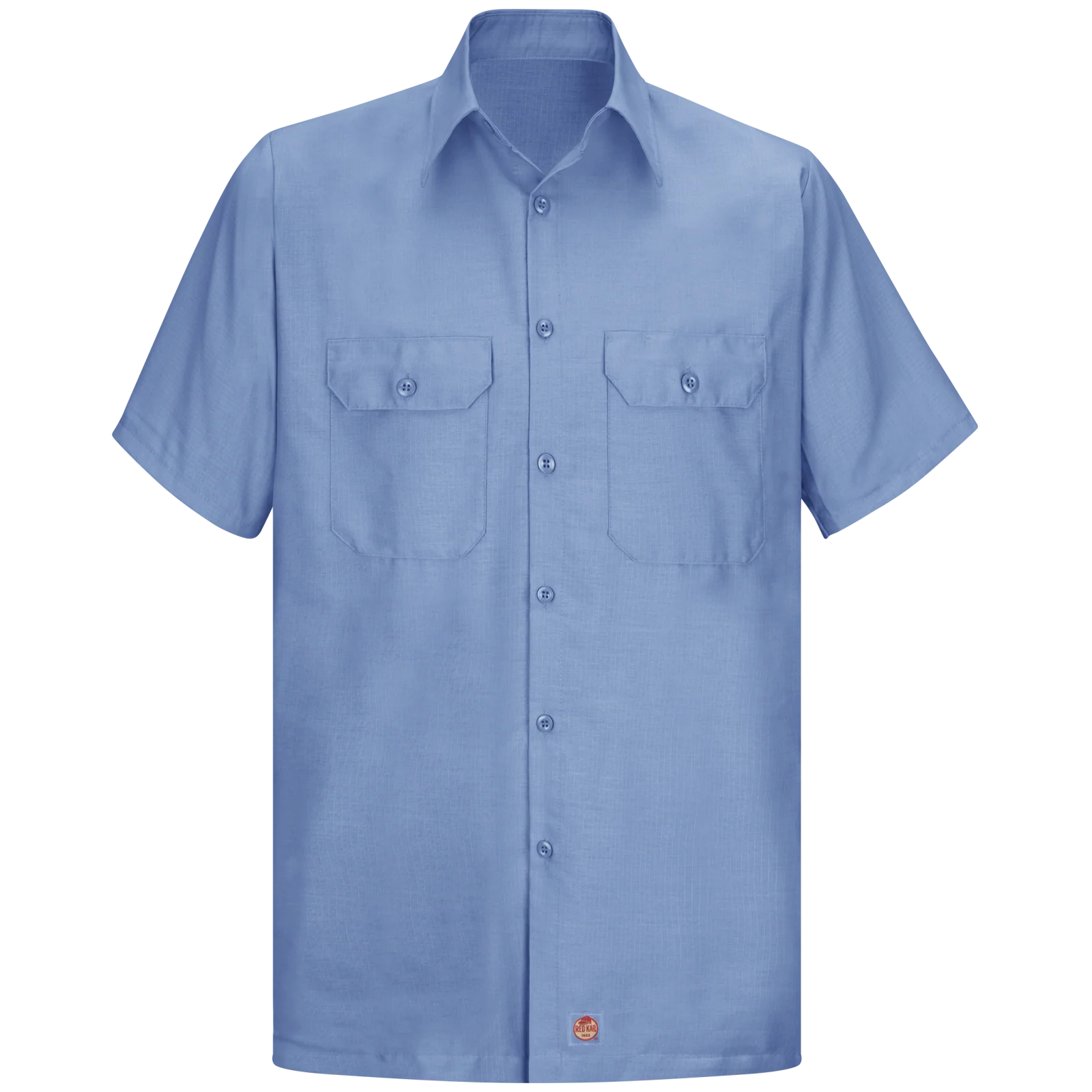 Red Kap Men's Short Sleeve Solid Rip Stop Shirt - Image 5