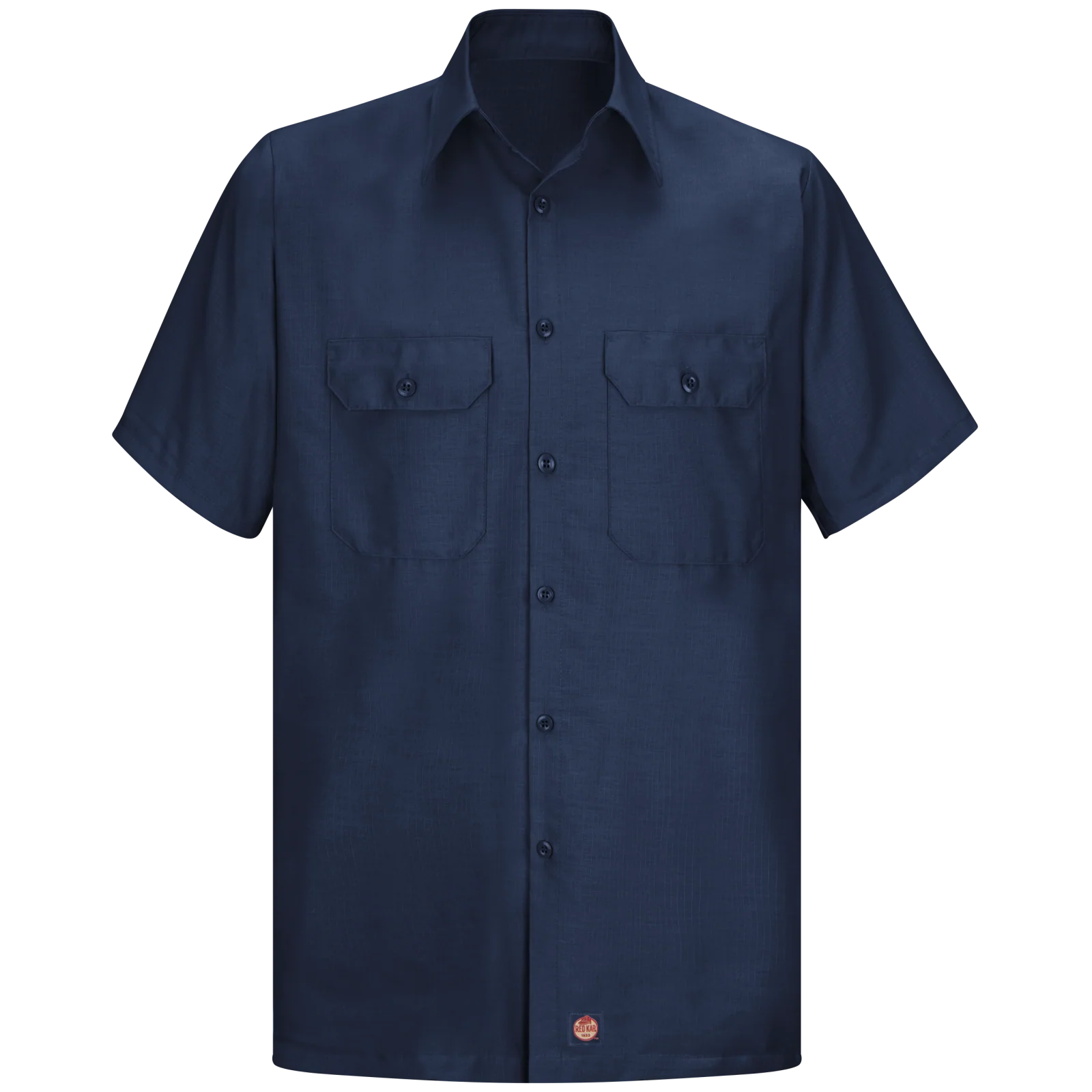 Red Kap Men's Short Sleeve Solid Rip Stop Shirt - Image 6