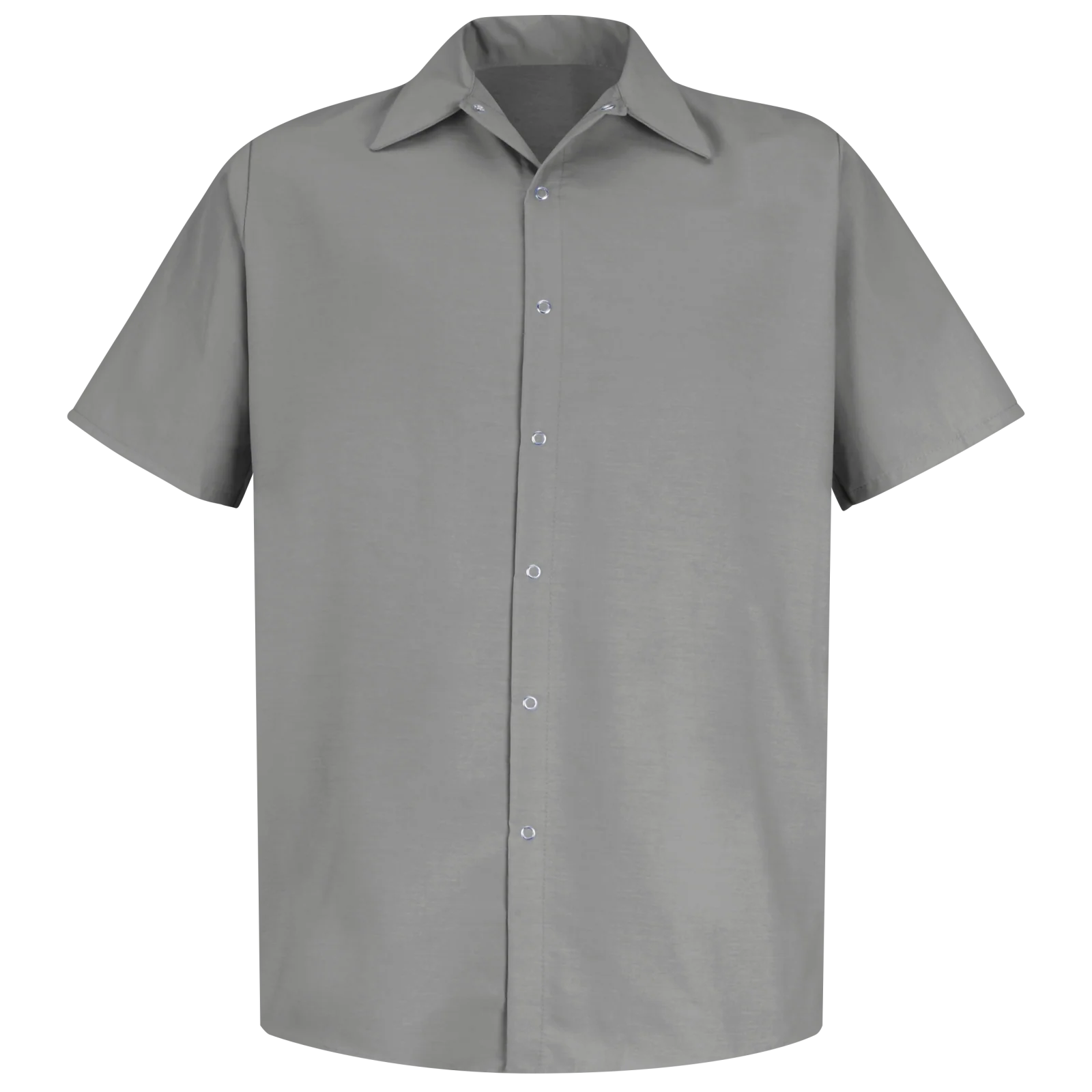 Red Kap Men's Short Sleeve Specialized Pocketless Work Shirt - Image 2