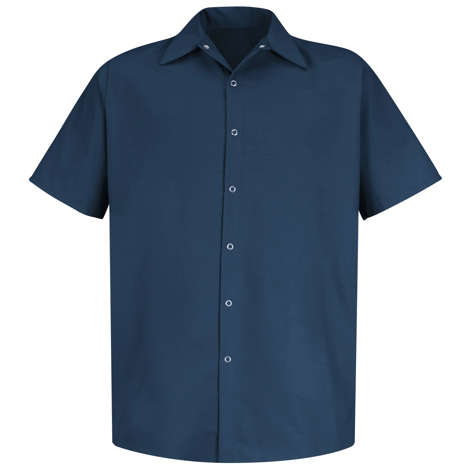 Red Kap Men's Short Sleeve Specialized Pocketless Work Shirt - Image 4