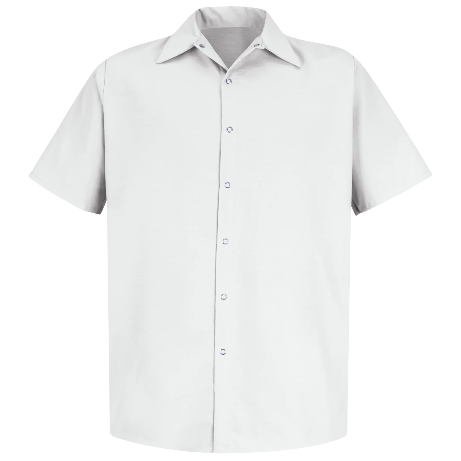Red Kap Men's Short Sleeve Specialized Pocketless Work Shirt - Image 5