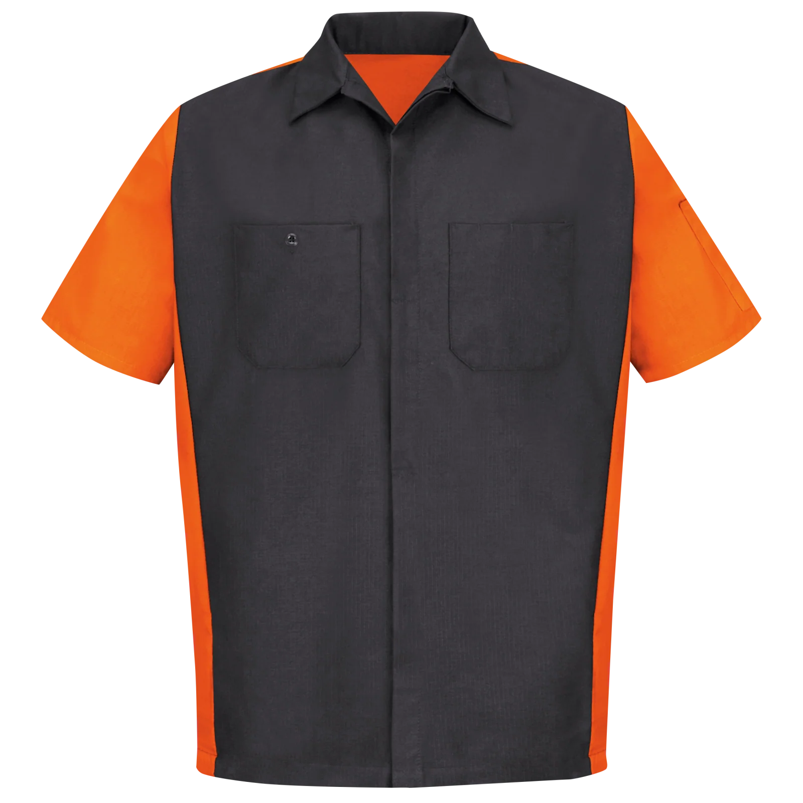 Red Kap Men's Short Sleeve Two-Tone Crew Shirt - Image 3