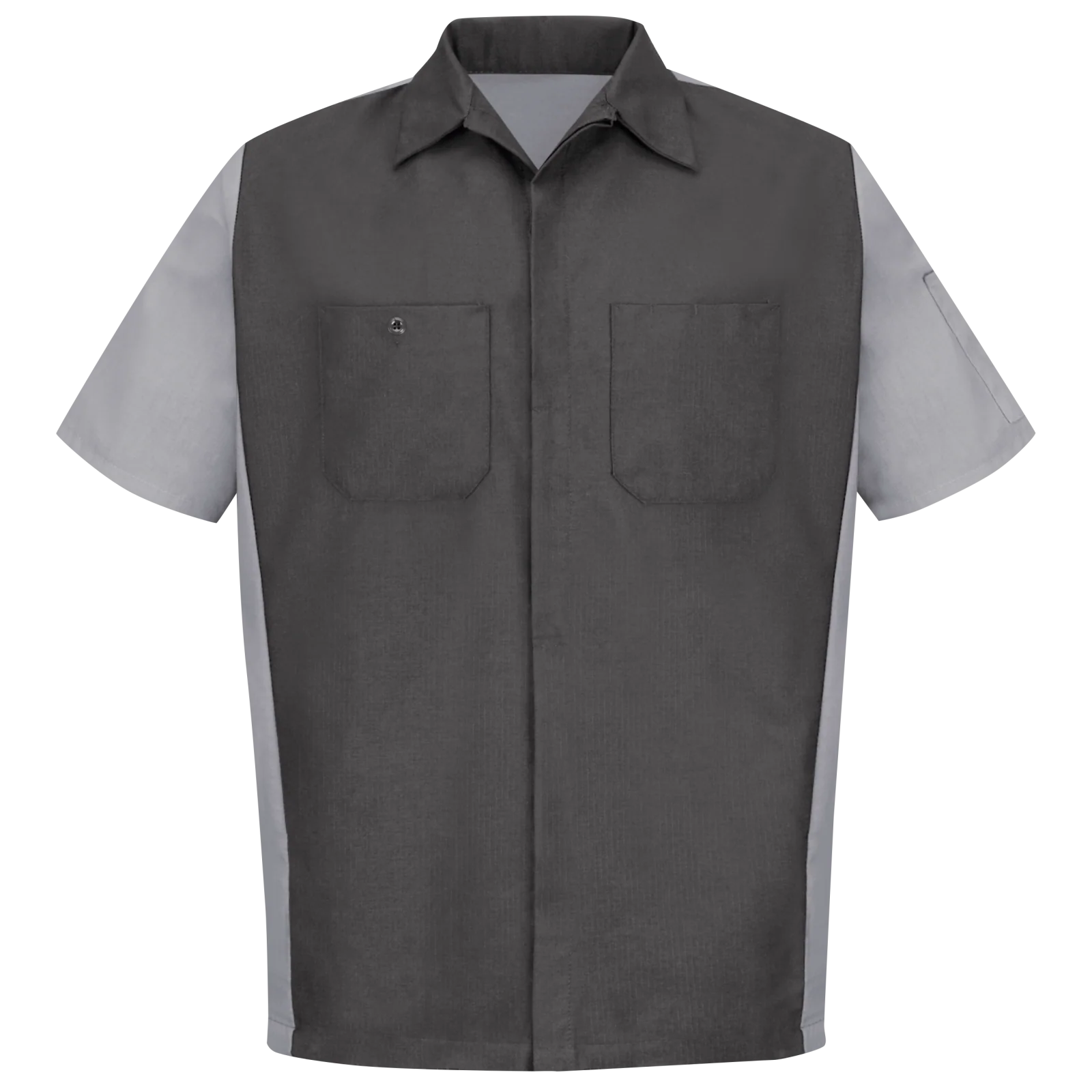 Red Kap Men's Short Sleeve Two-Tone Crew Shirt - Image 4