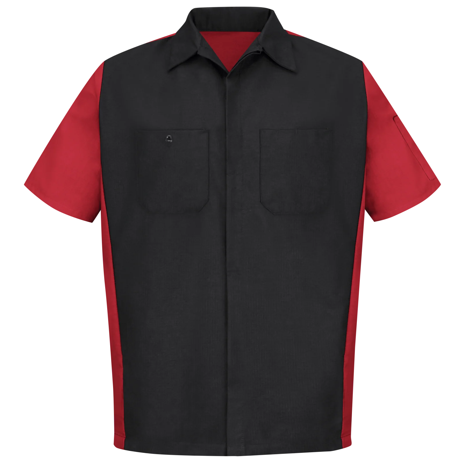 Red Kap Men's Short Sleeve Two-Tone Crew Shirt - Image 5