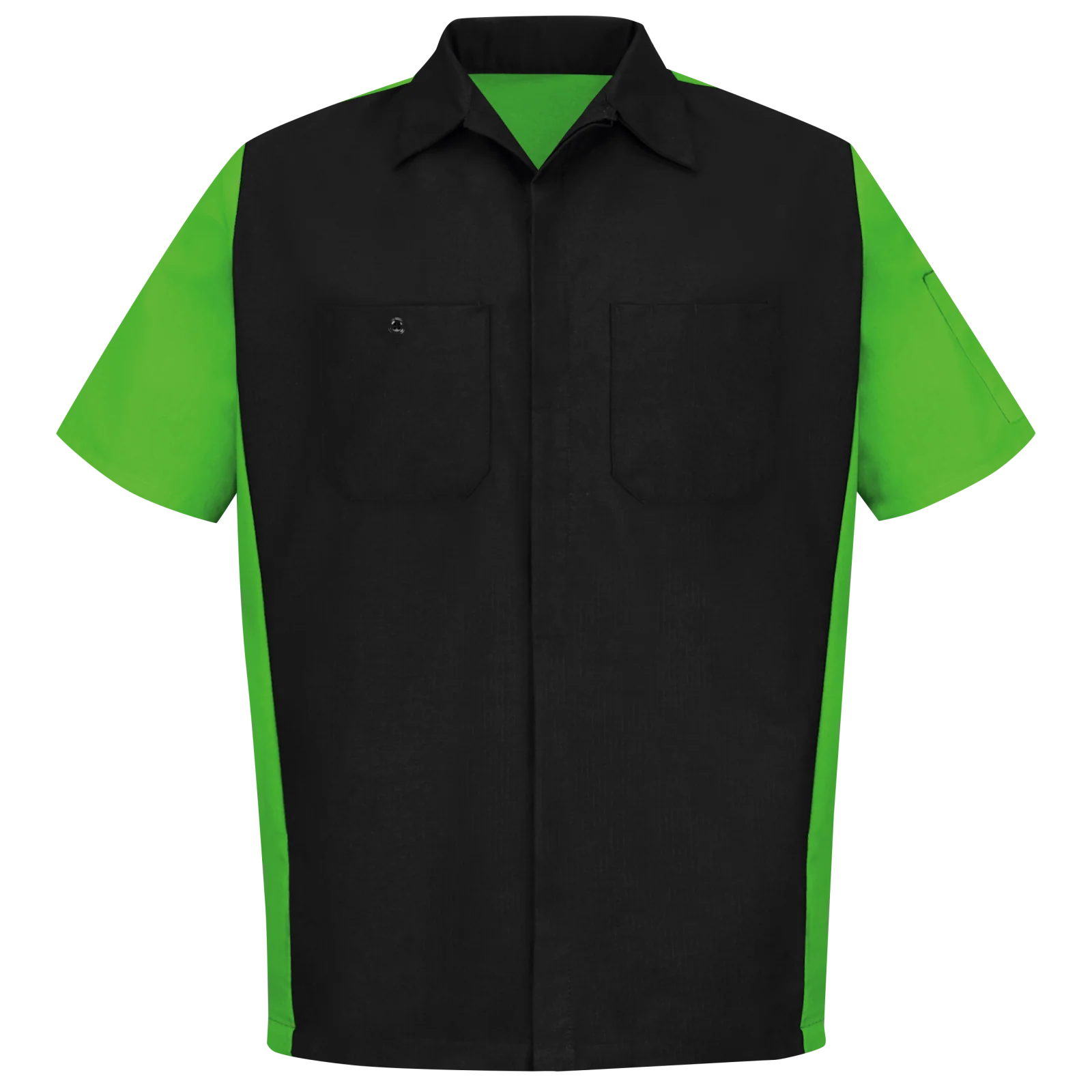 Red Kap Men's Short Sleeve Two-Tone Crew Shirt - Image 6