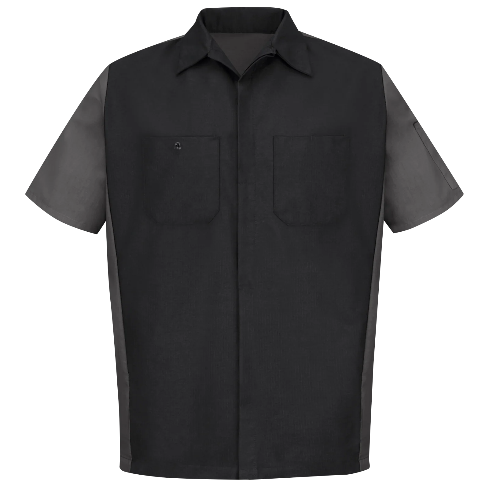 Red Kap Men's Short Sleeve Two-Tone Crew Shirt - Image 7
