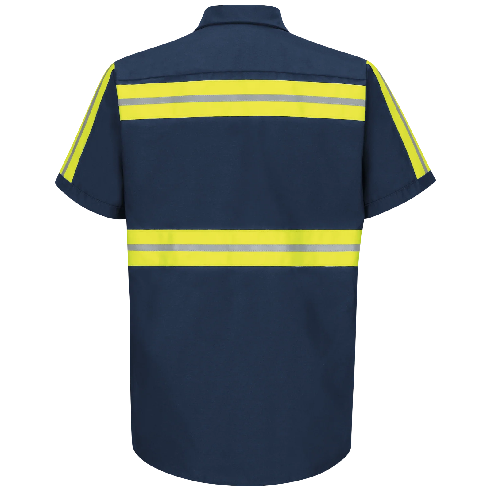 Red Kap Short Sleeve Enhanced Visibility Industrial Work Shirt - Image 5
