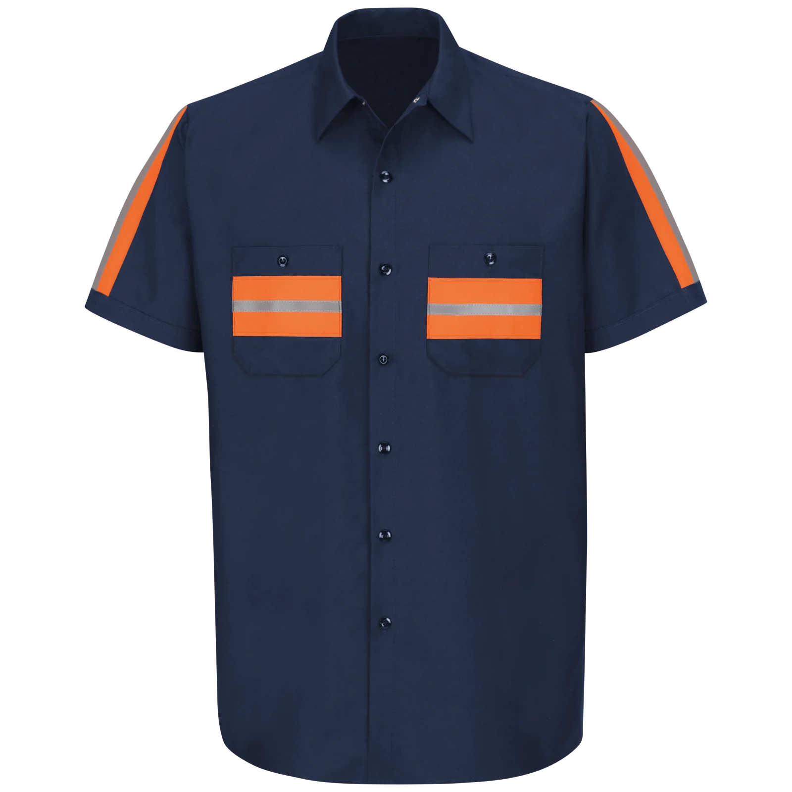 Red Kap Short Sleeve Enhanced Visibility Shirt