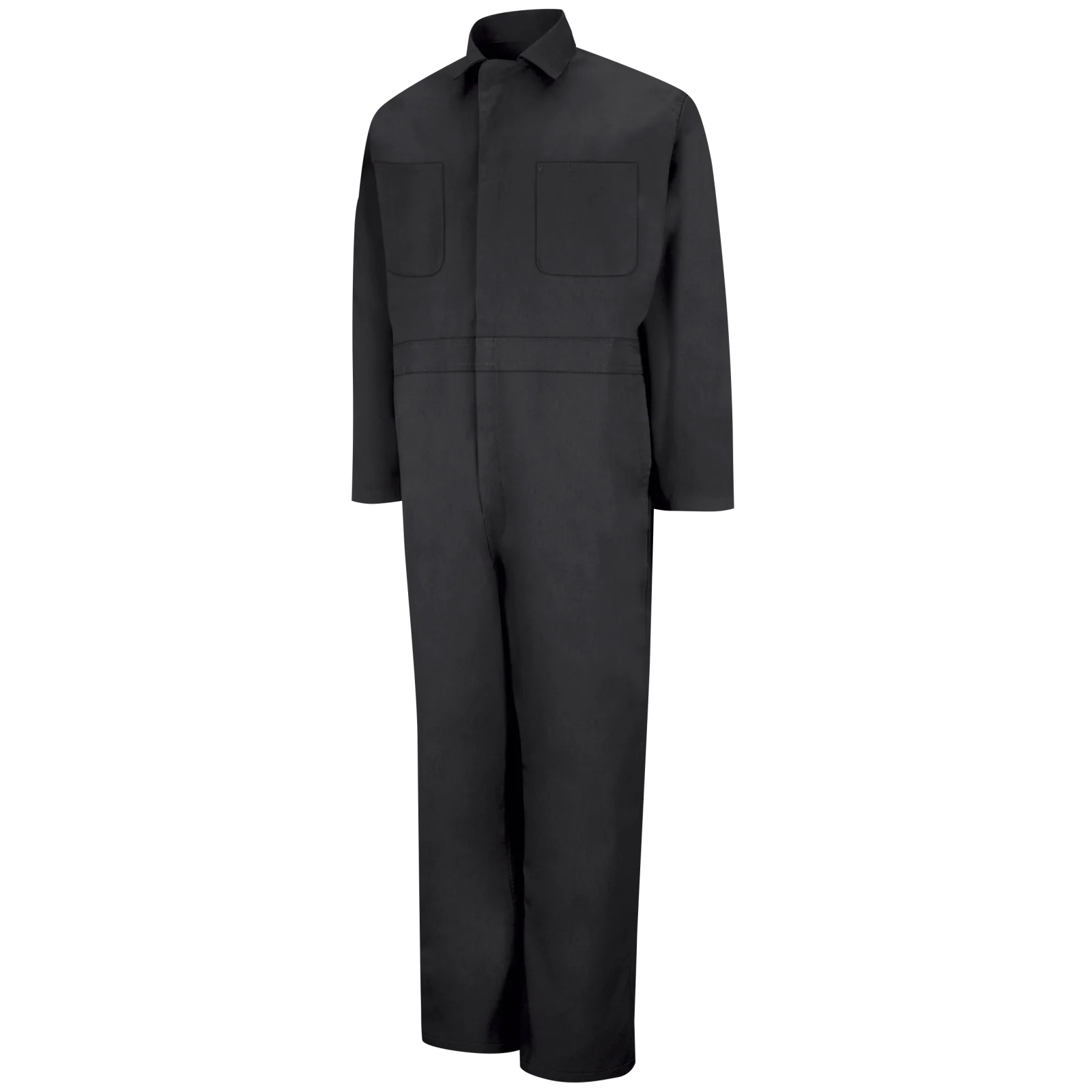 Red Kap Twill Action Back Coverall-Black