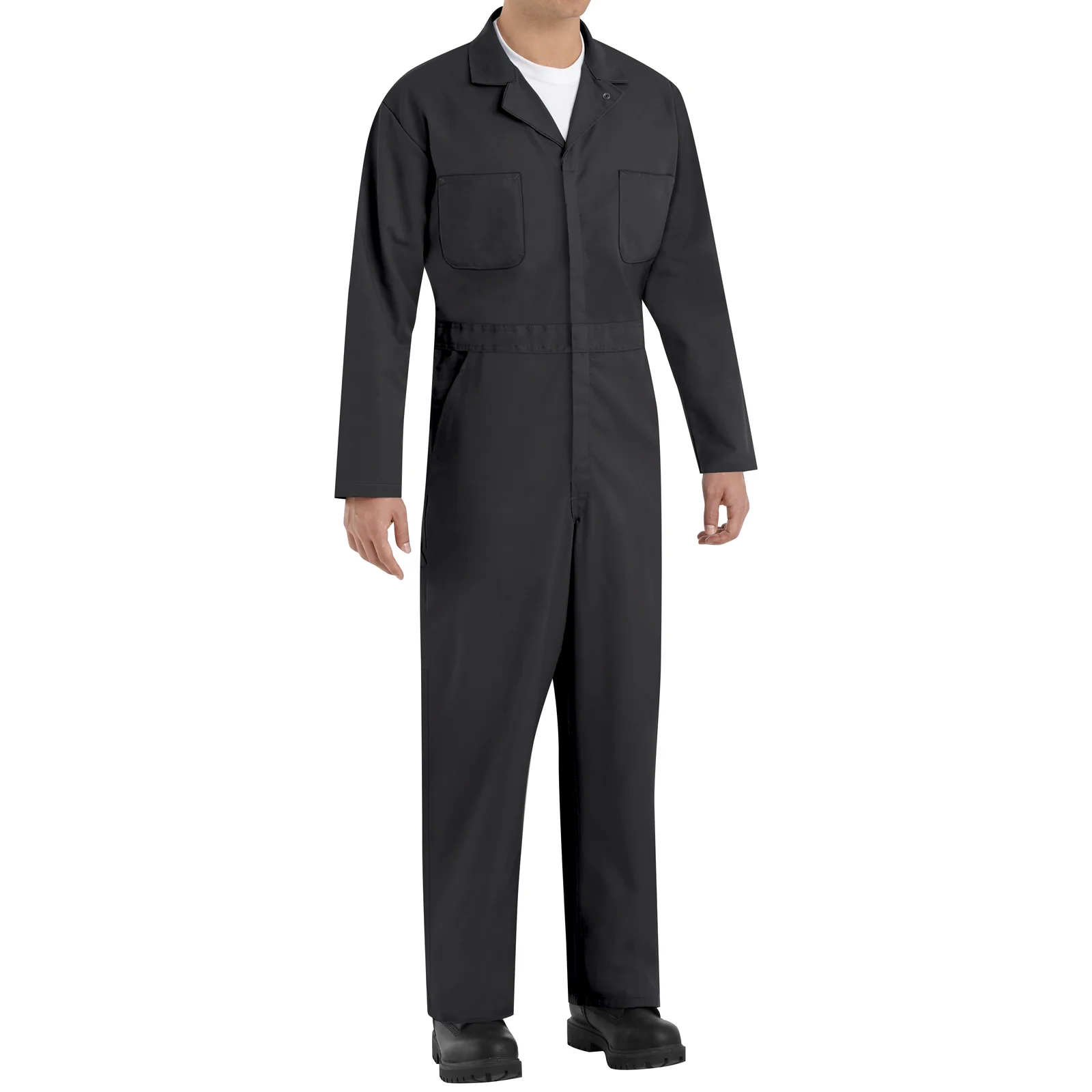 Red Kap Twill Action Back Coverall-Black - Image 3