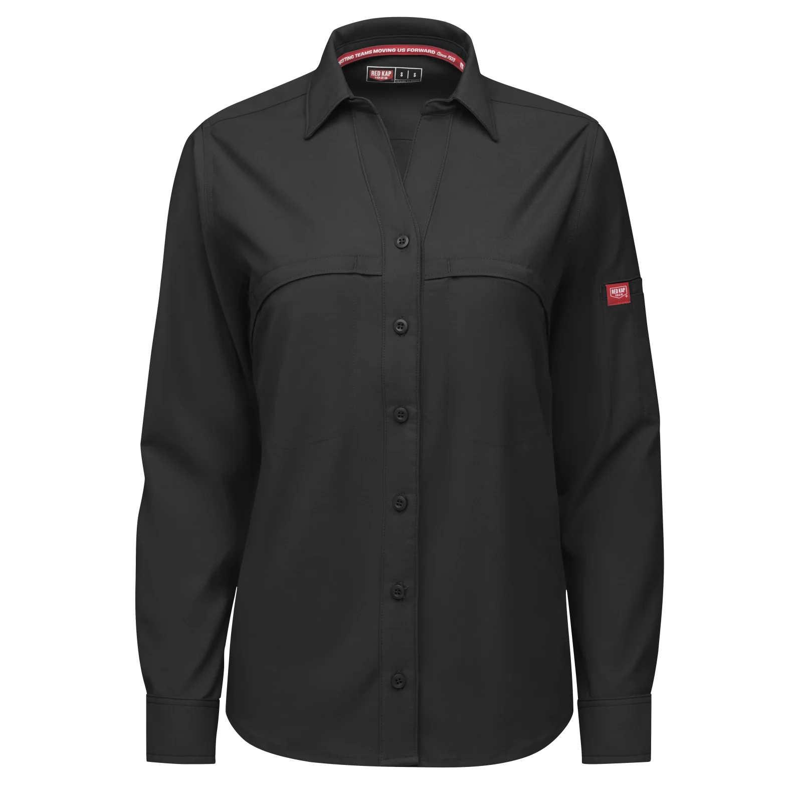 Red Kap Women's Cooling Long Sleeve Work Shirt - Image 3