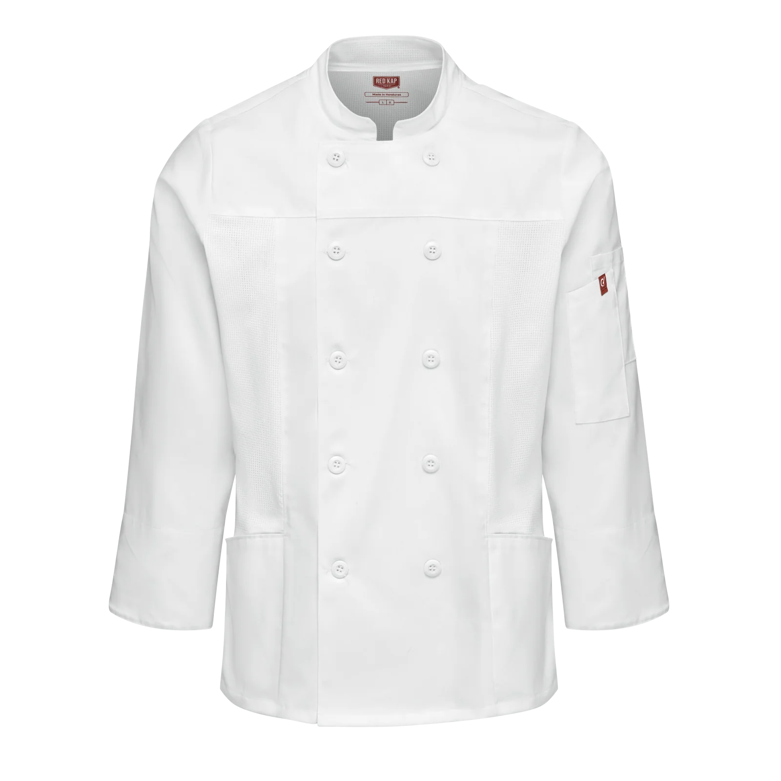 Red Kap Women's Deluxe Airflow Chef Coat - Image 2