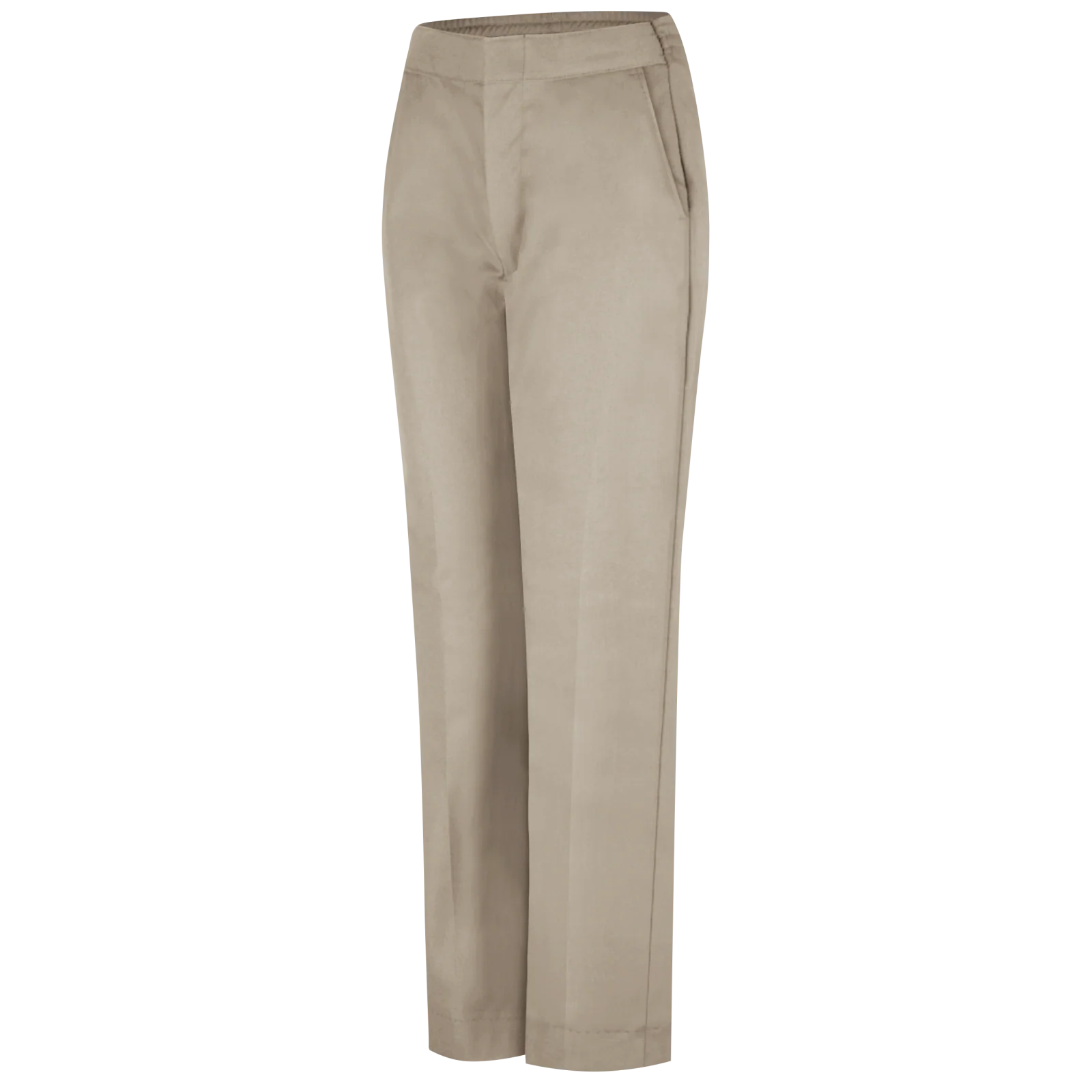 Red Kap Women's Half-Elastic Work Pant - Tan