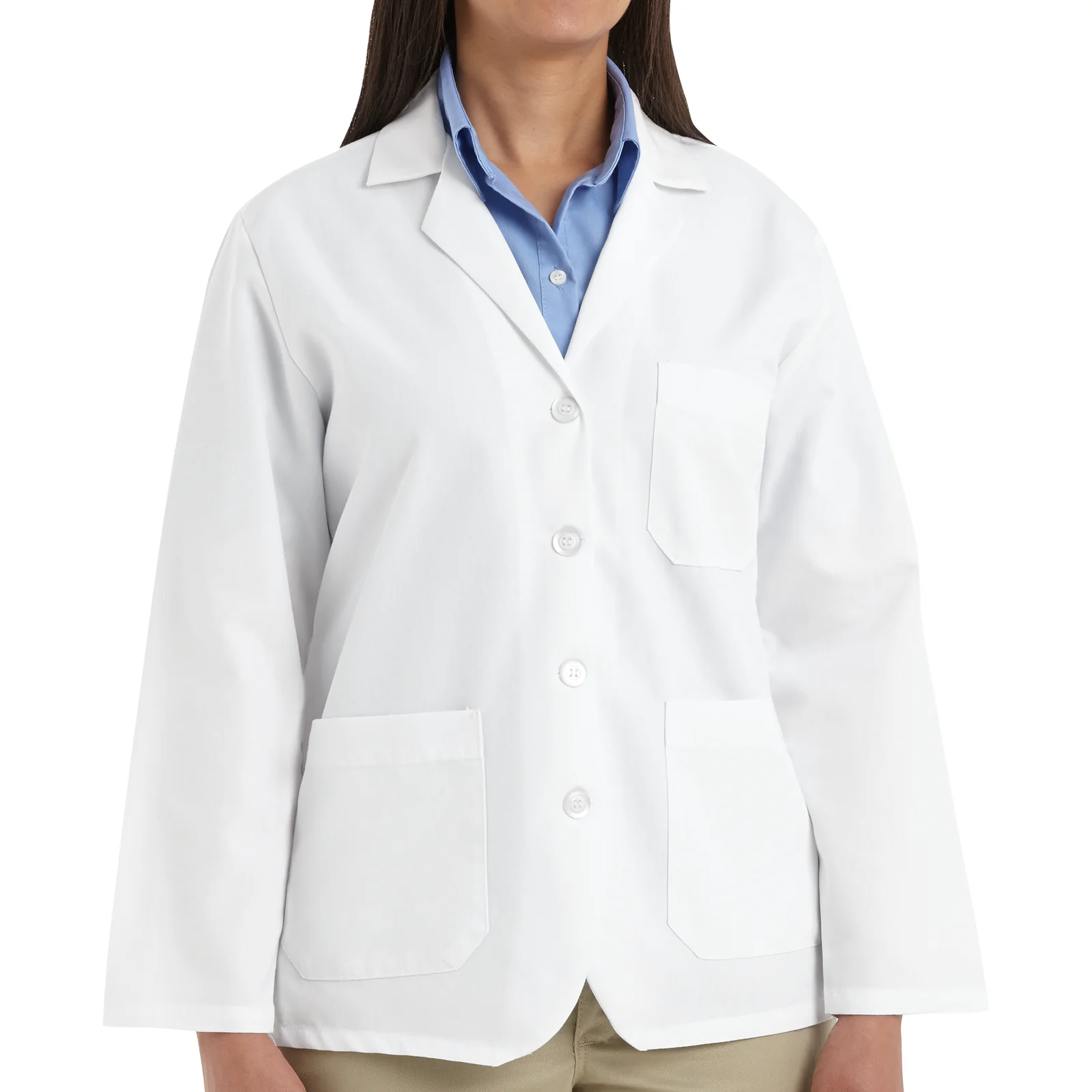 Red Kap Women's Lapel Counter Coat - Image 3