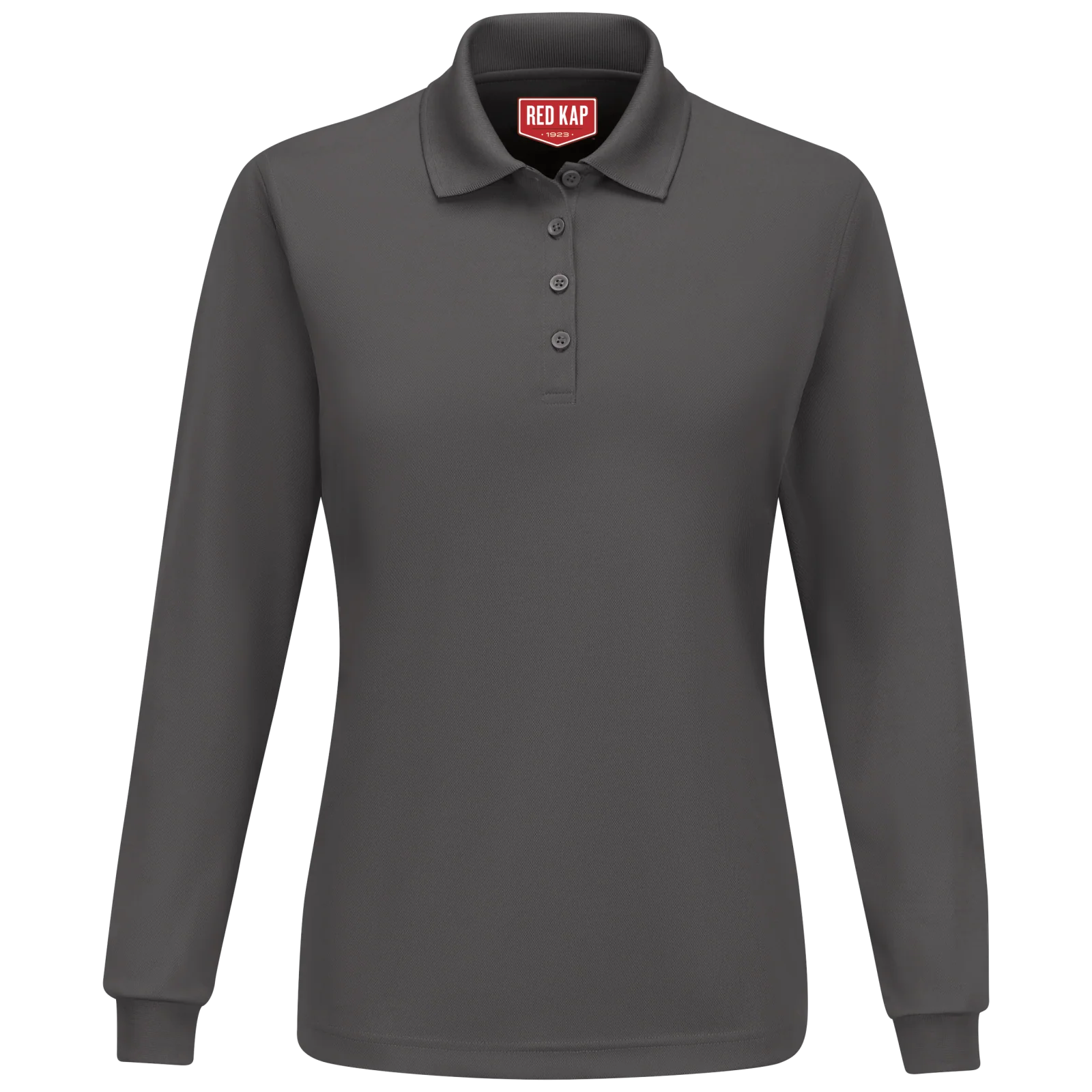 Red Kap  Women's Long Sleeve Performance Knit® Polo-SK7L - Image 3