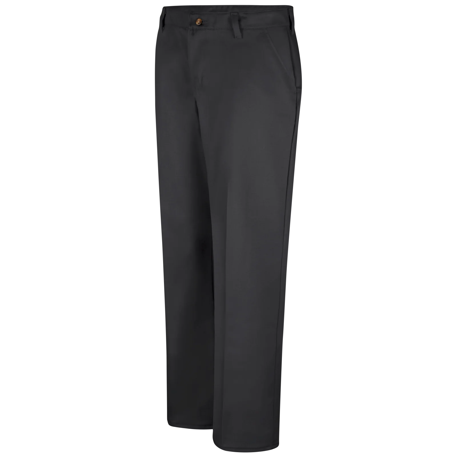 Red Kap Women's Plain Front Cotton Pant -Black