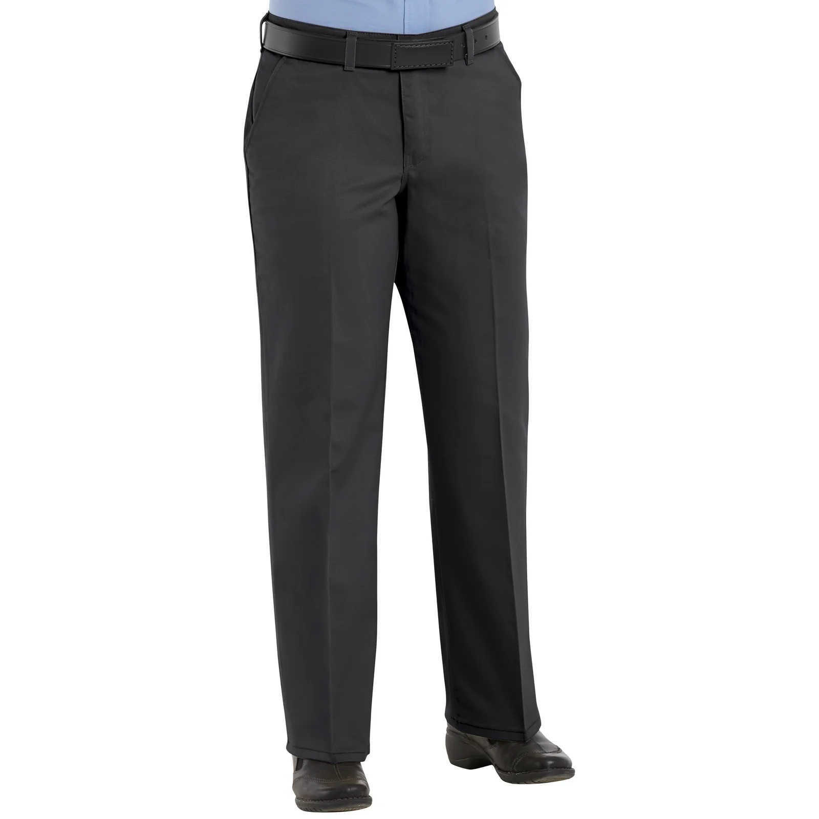 Red Kap Women's Plain Front Cotton Pant -Black - Image 3