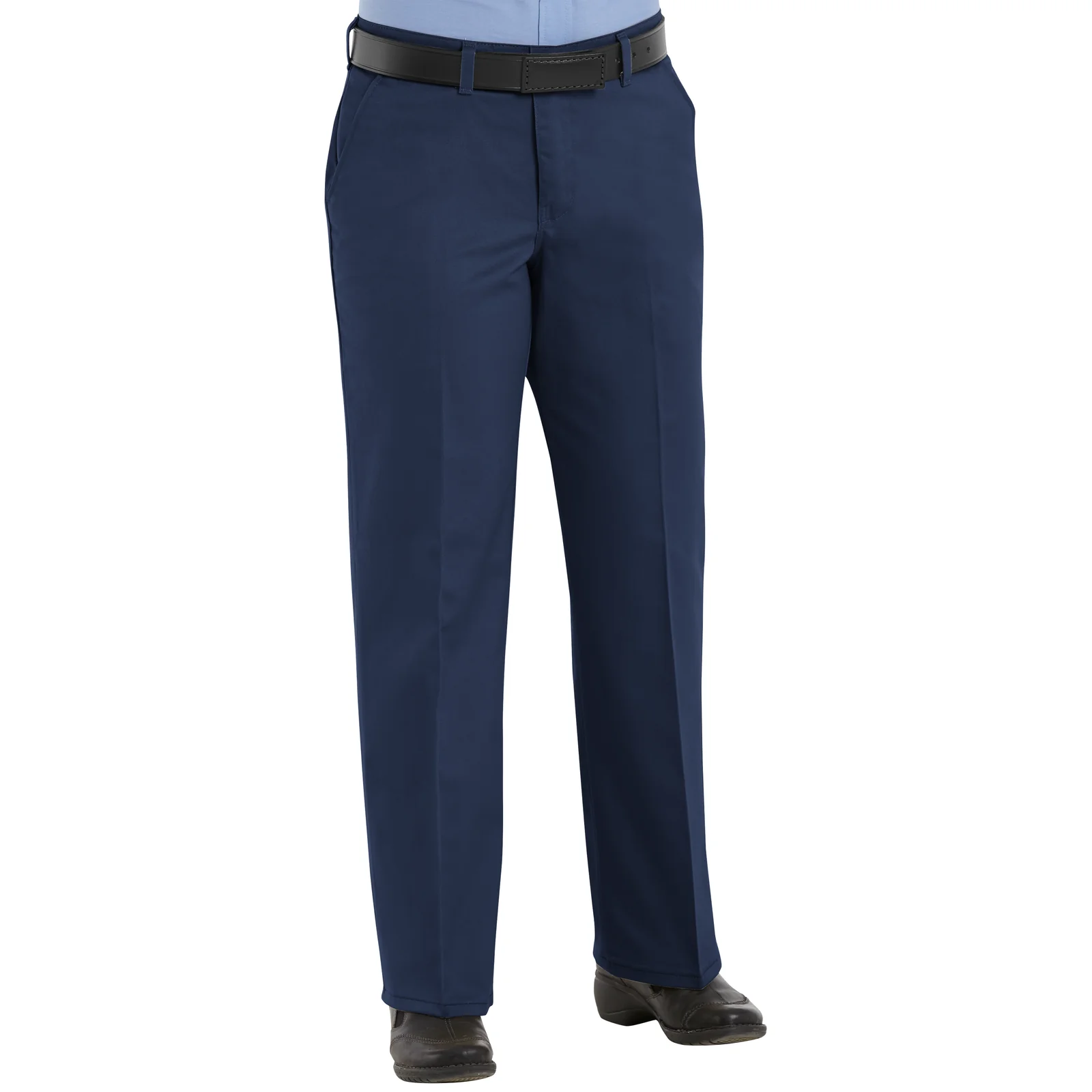 Red Kap Women's Plain Front Cotton Pant -Navy - Image 3