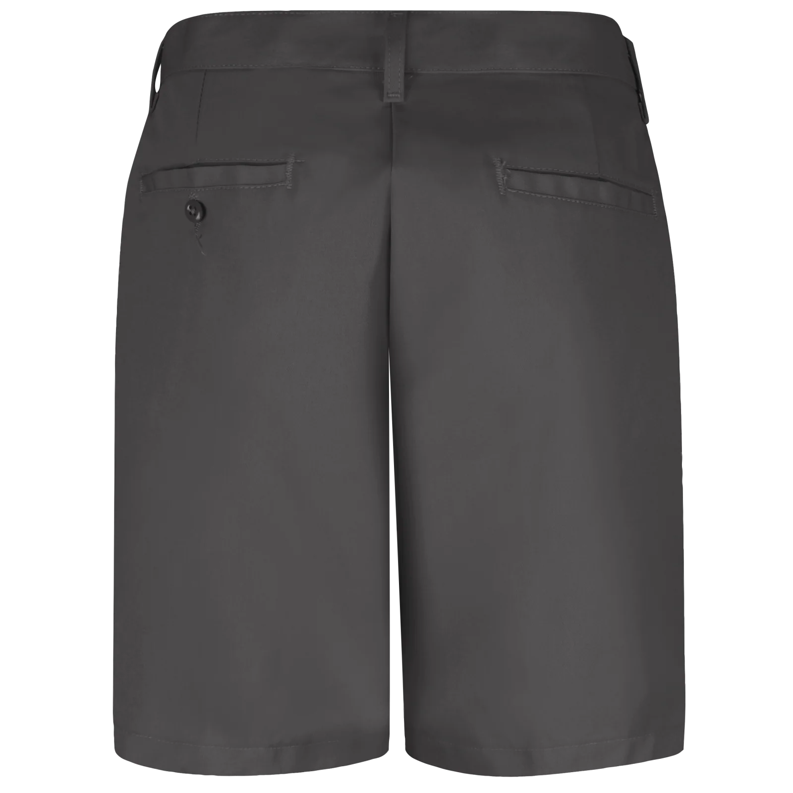 Red Kap Women's Plain Front Shorts -Charcoal - Image 2