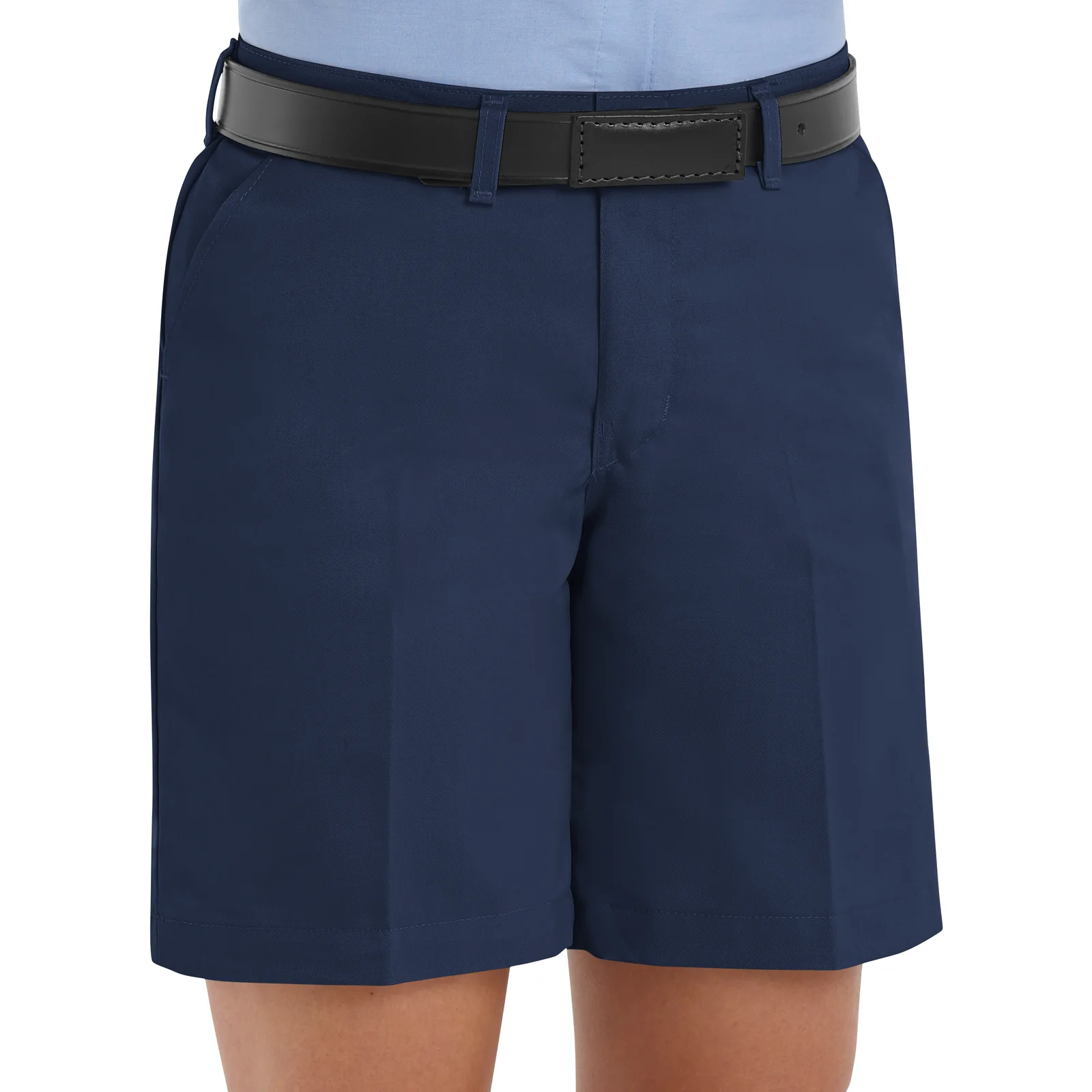 Red Kap Women's Plain Front Shorts -Navy - Image 3