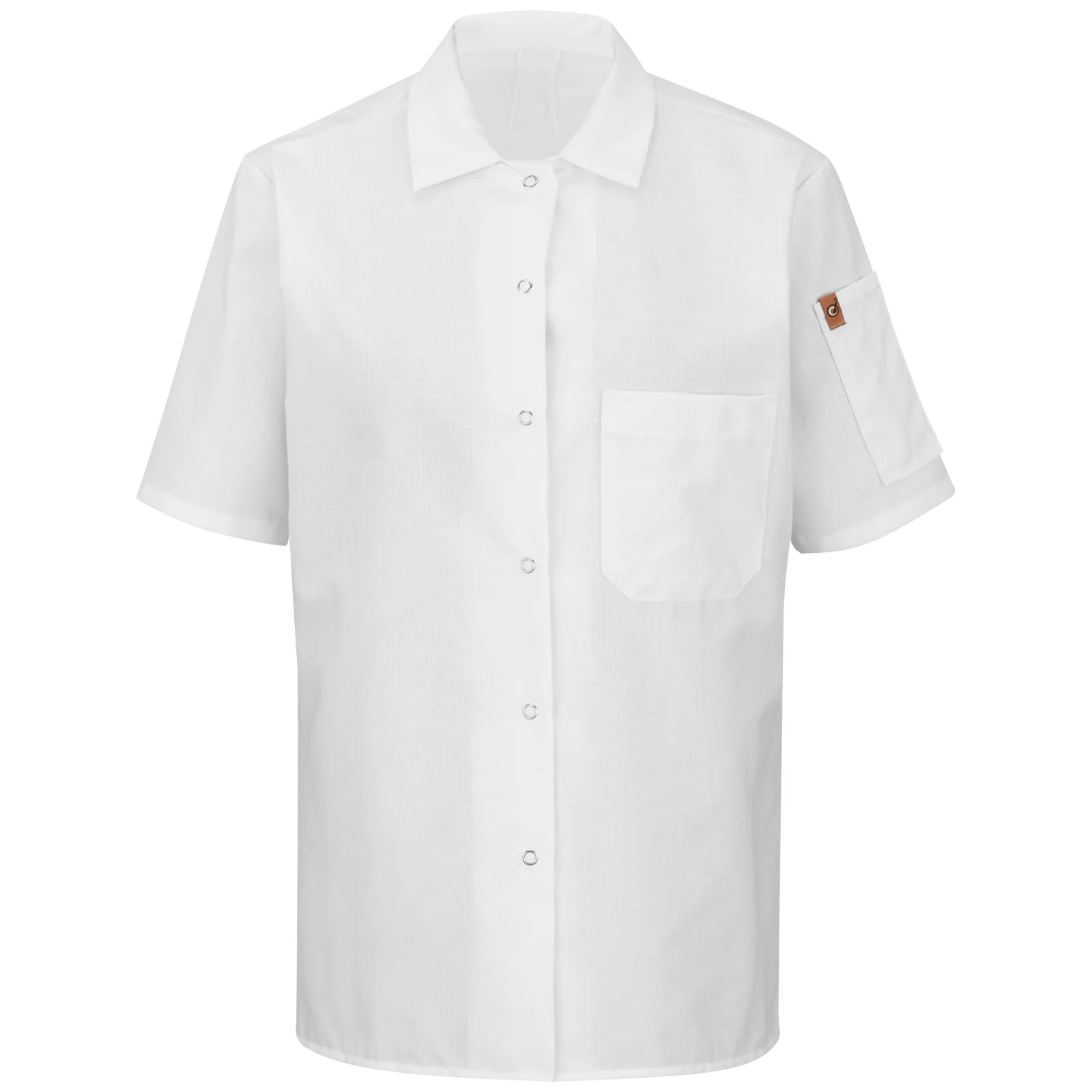 Red Kap Women's Short Sleeve Cook Shirt with OilBlok + MIMIX®