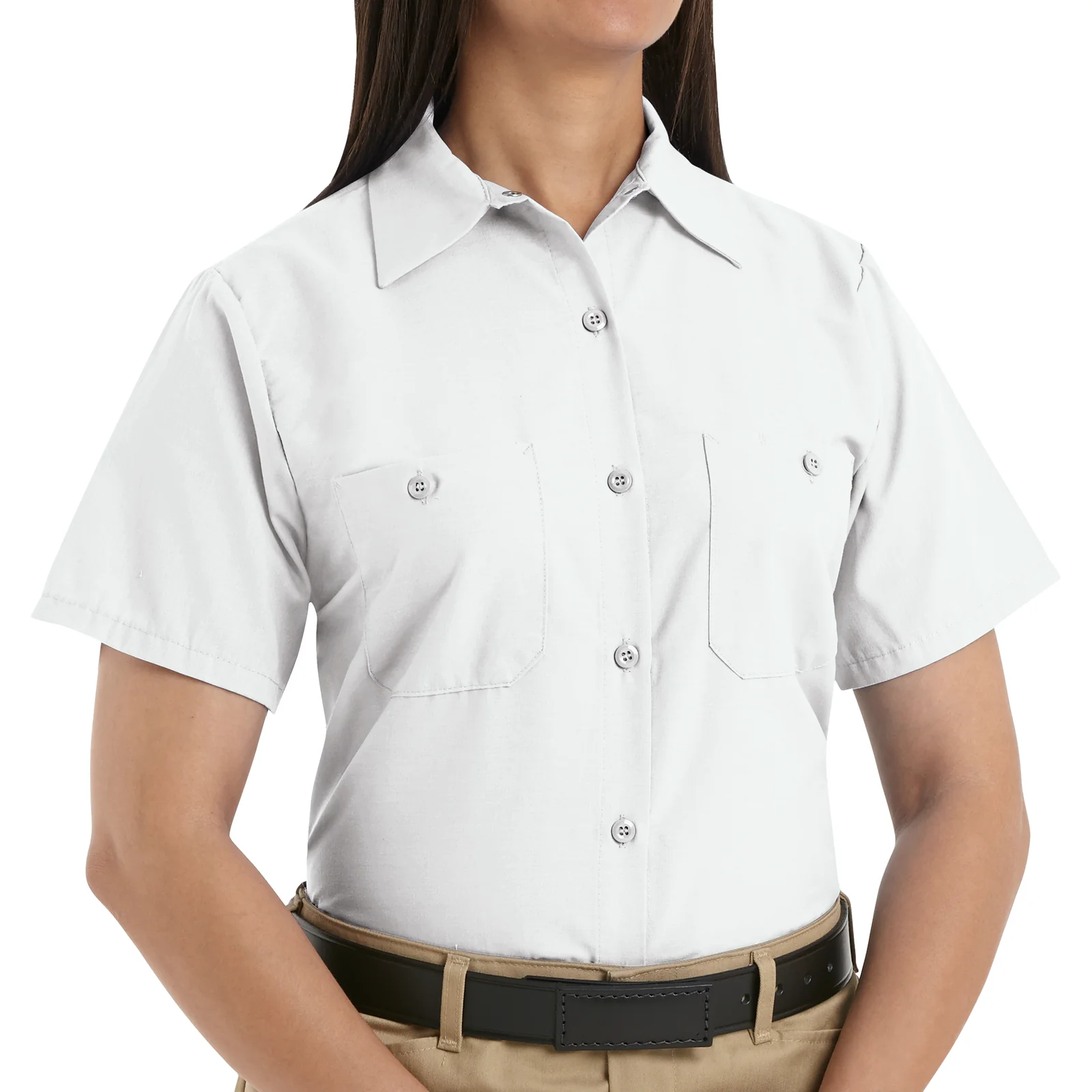 Red Kap Women's Short Sleeve Industrial Work Shirt - Image 6