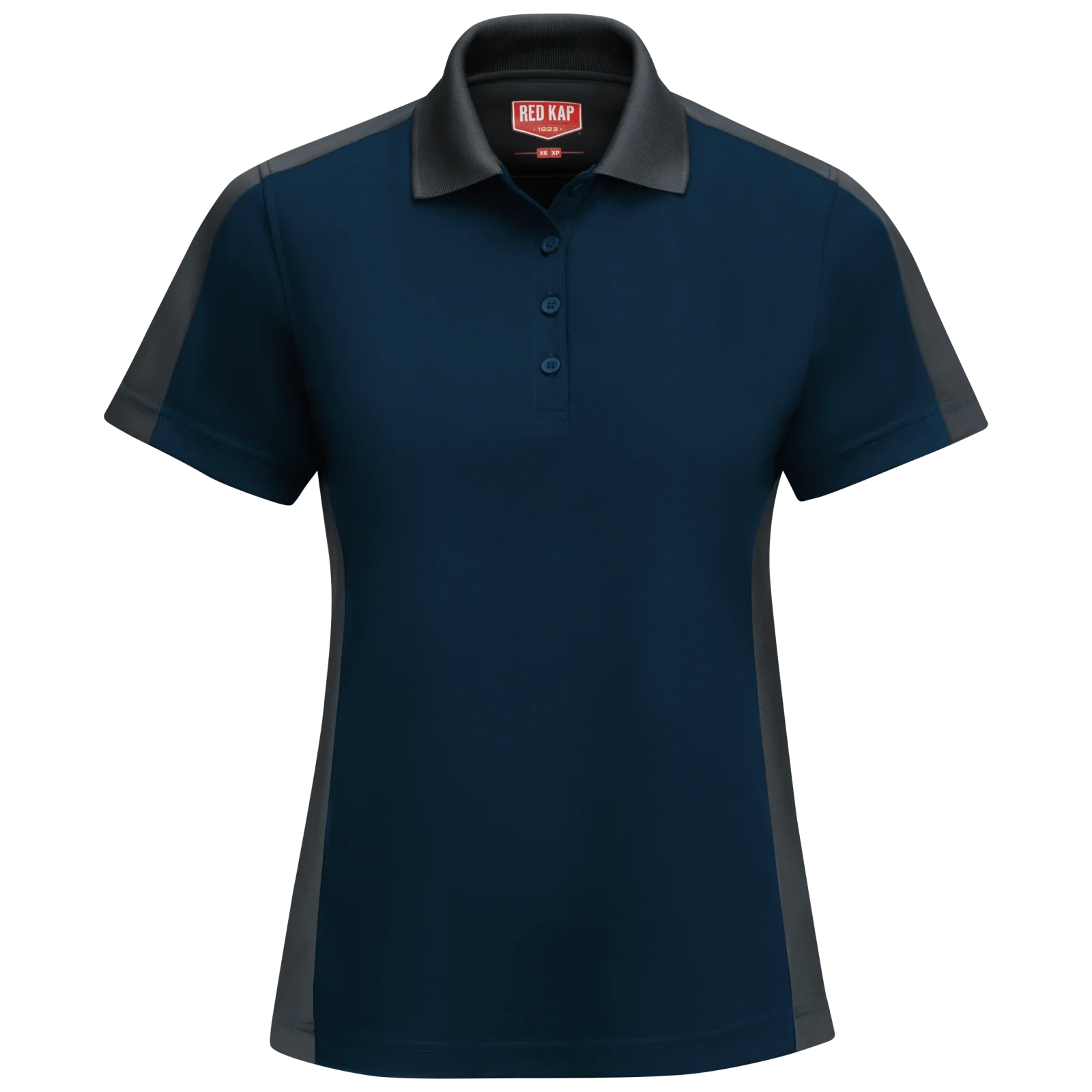 Red Kap Women's Short Sleeve Performance Knit® Two-Tone Polo-(SK53) - Image 3